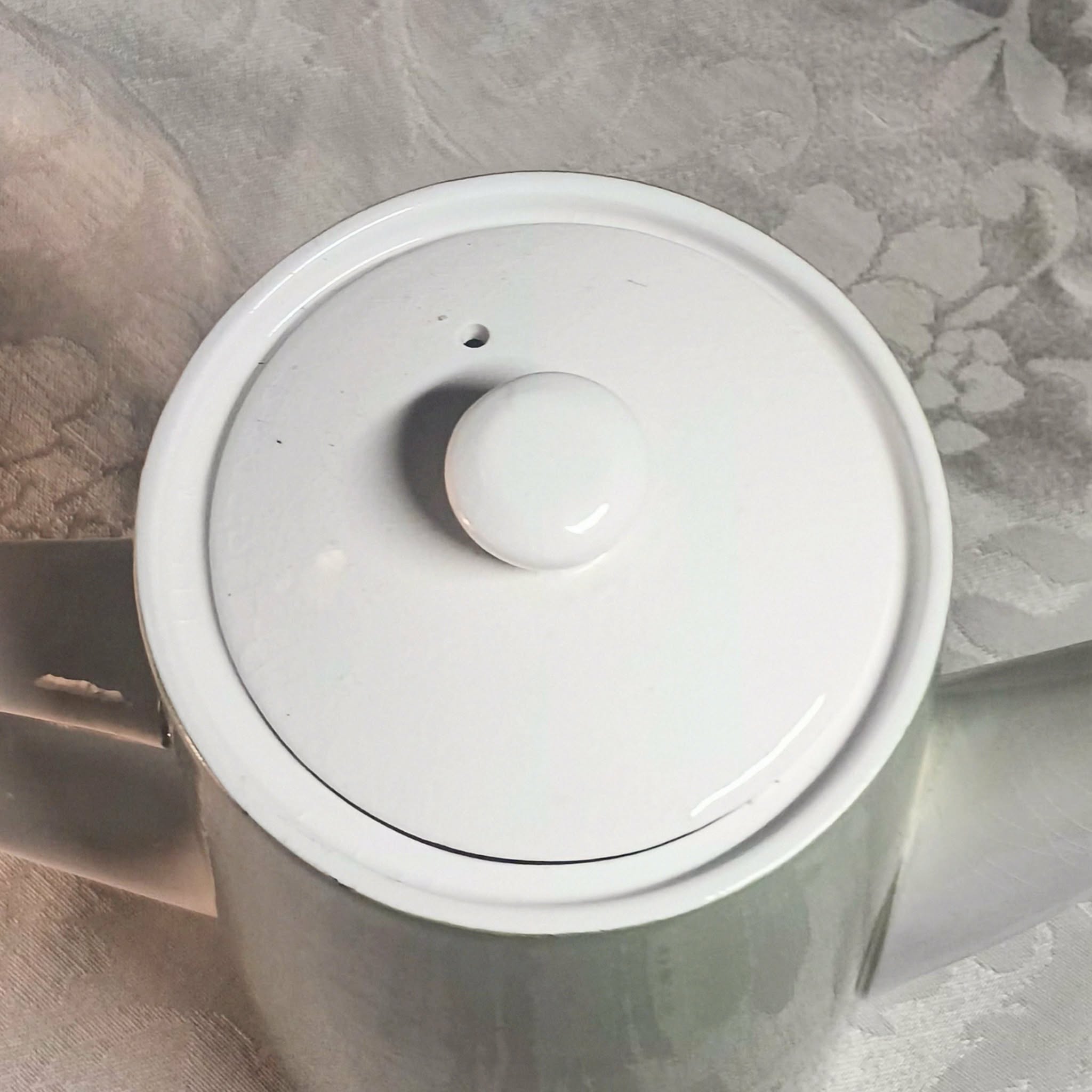 Vintage Coffee Pot - Avocado Green - Mikasa Cera Stone