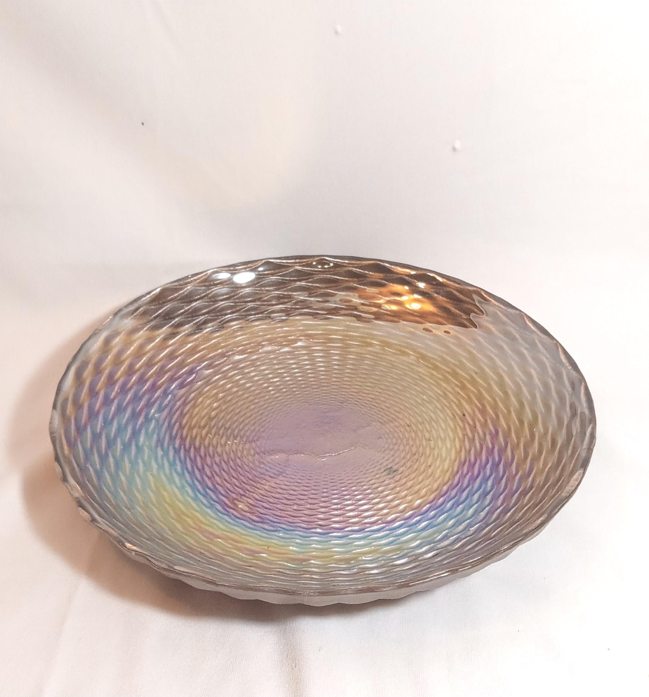 Vintage Art Glass  Bowl - Mid century Modern Decor
