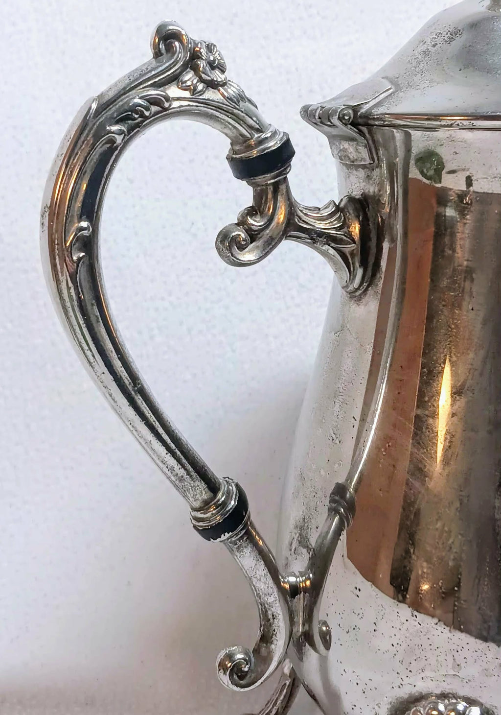 Vintage International Silver Silverplate Teapot Ornate Footed Tea Pot Classic Serveware