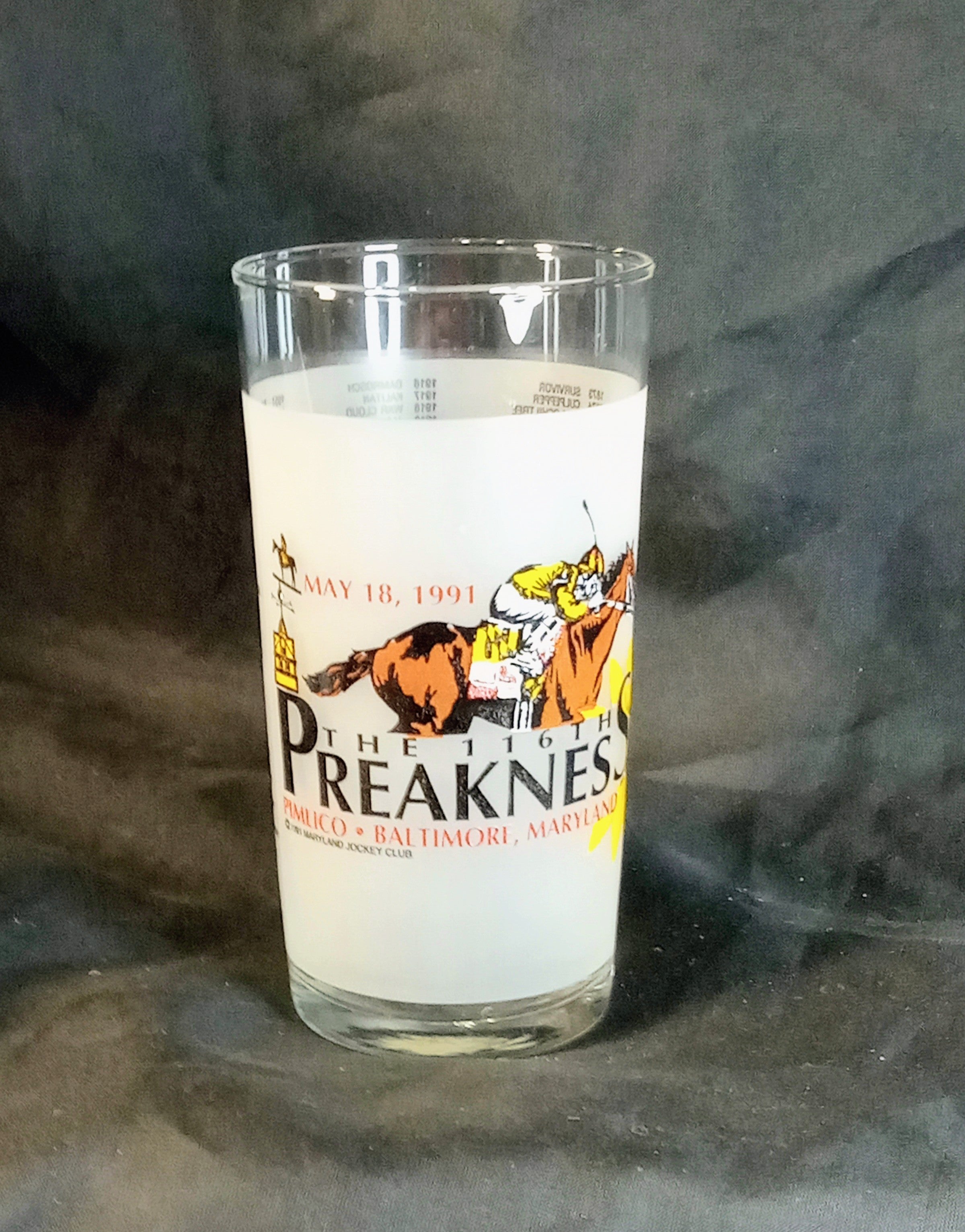Vintage Promotional Glasses - Disney - Arby's - and The Preakness