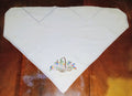 Vintage Hand Embroidered Basket Liner / Bread Cover