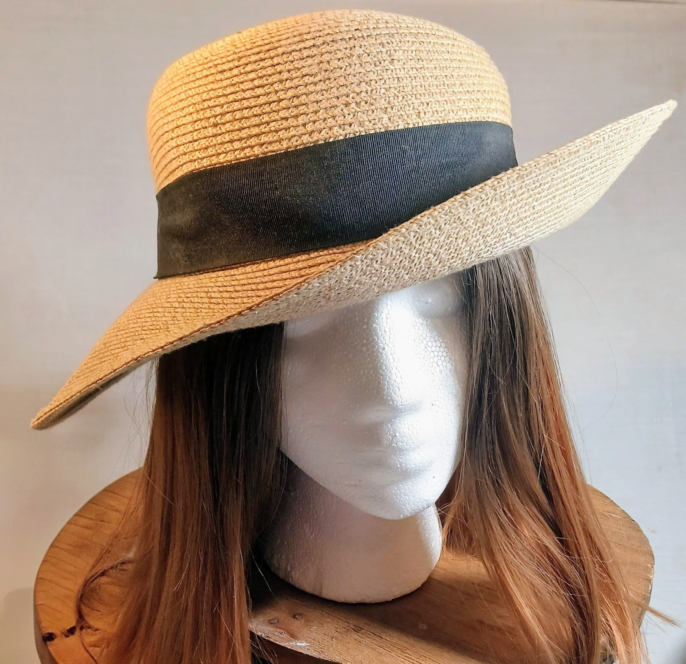 Wide Brim Straw Furtalk Sun Hat