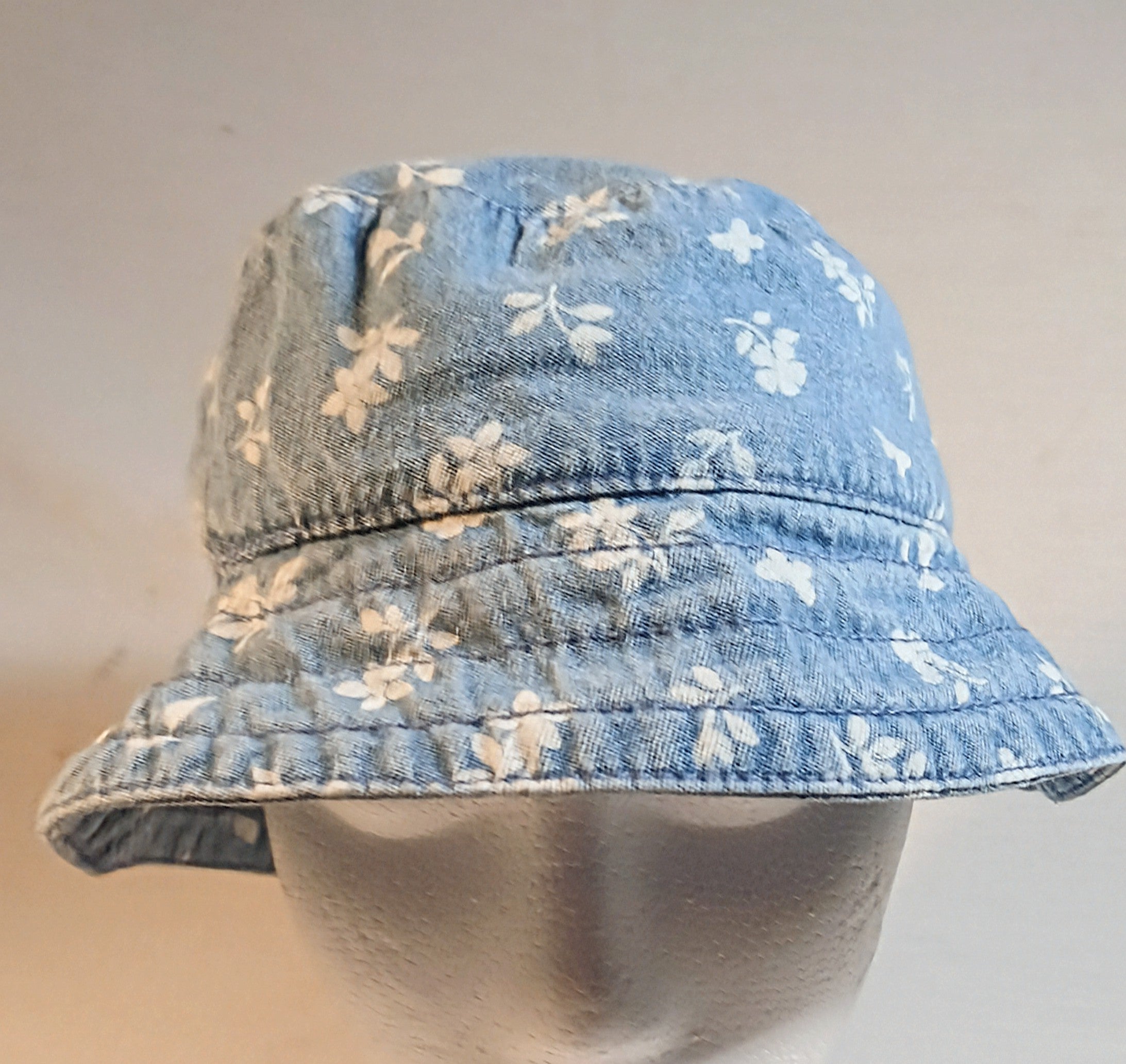 Girls Denim Bucket Hat
