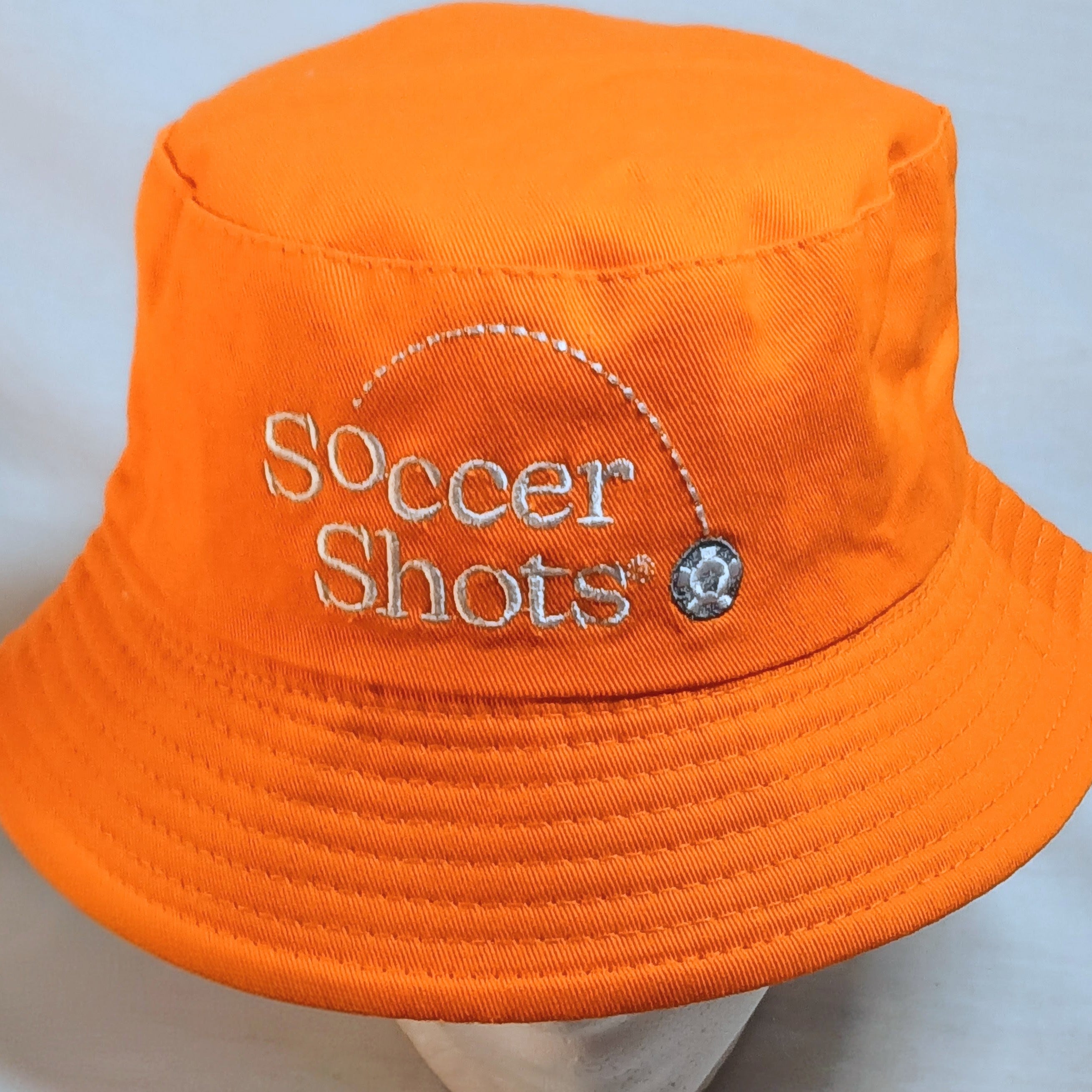 Orange Reversible Soccer Bucket Hat