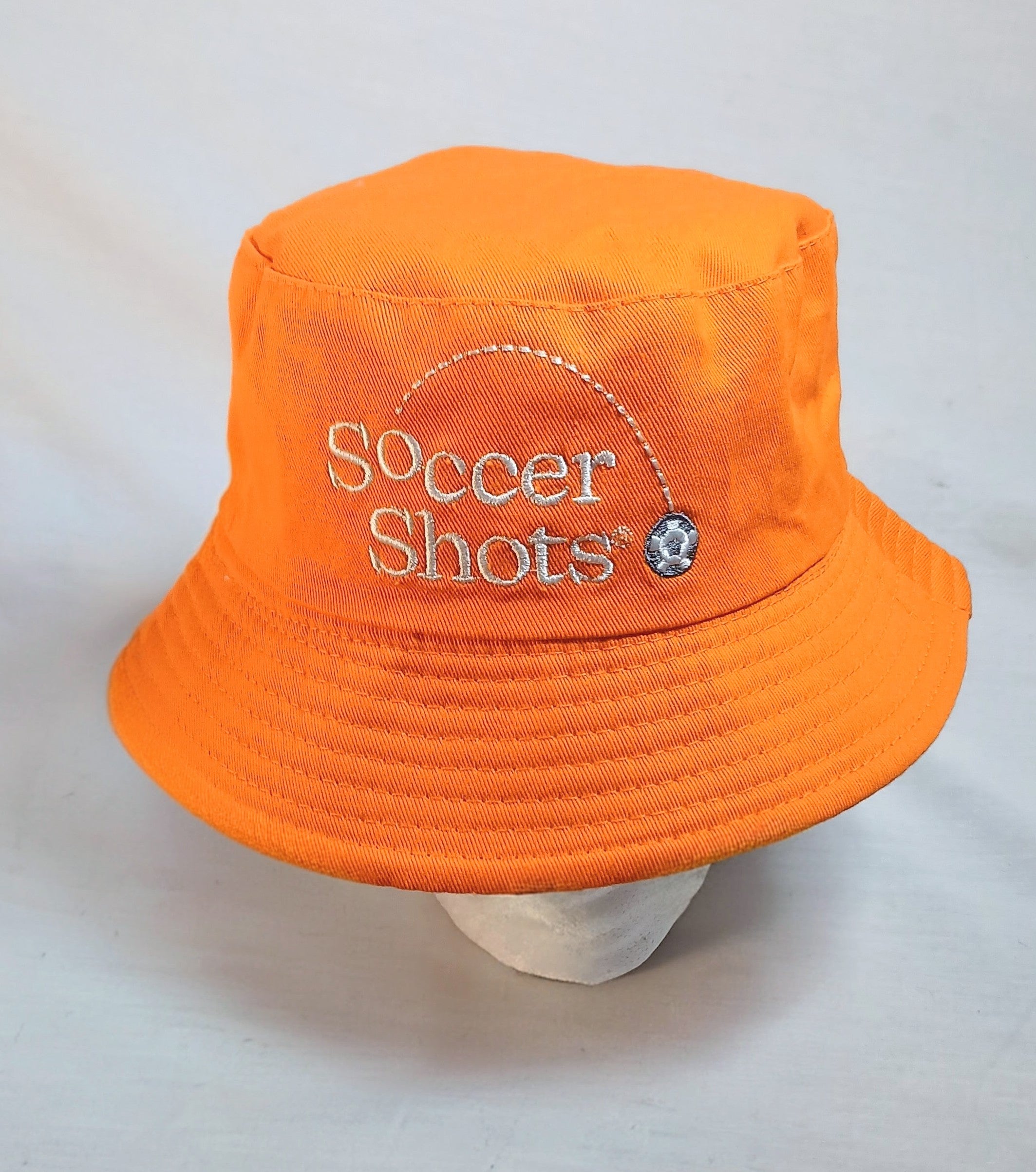 Orange Reversible Soccer Bucket Hat