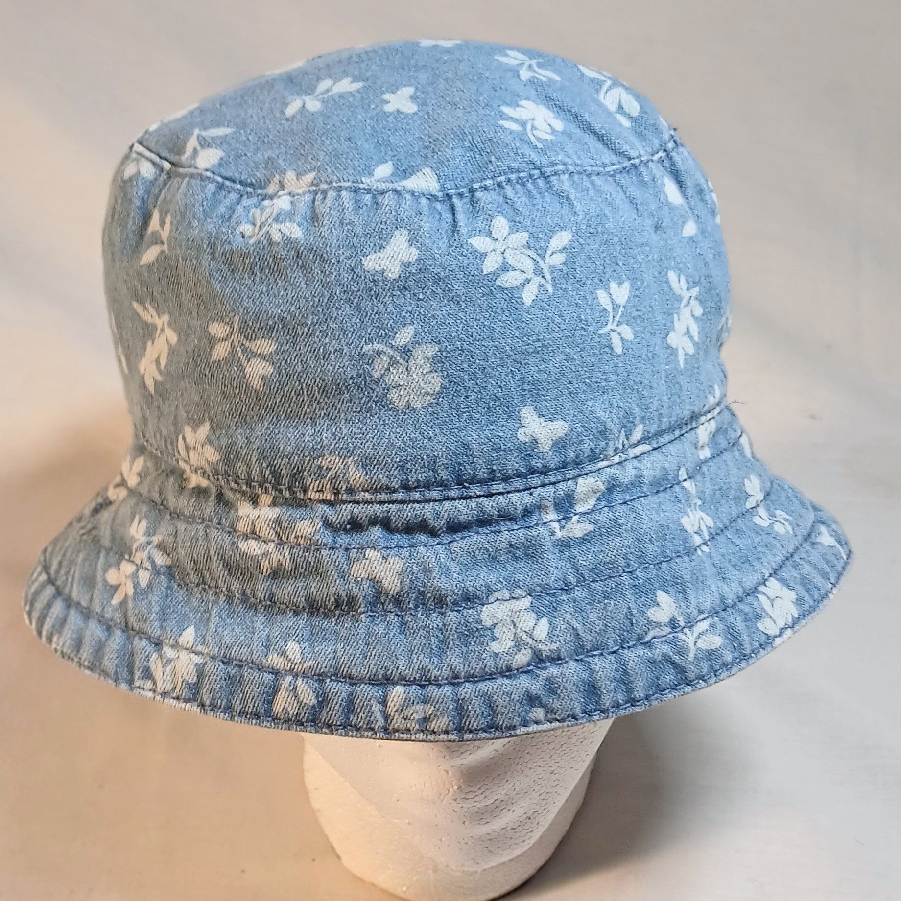 Girls Denim Bucket Hat