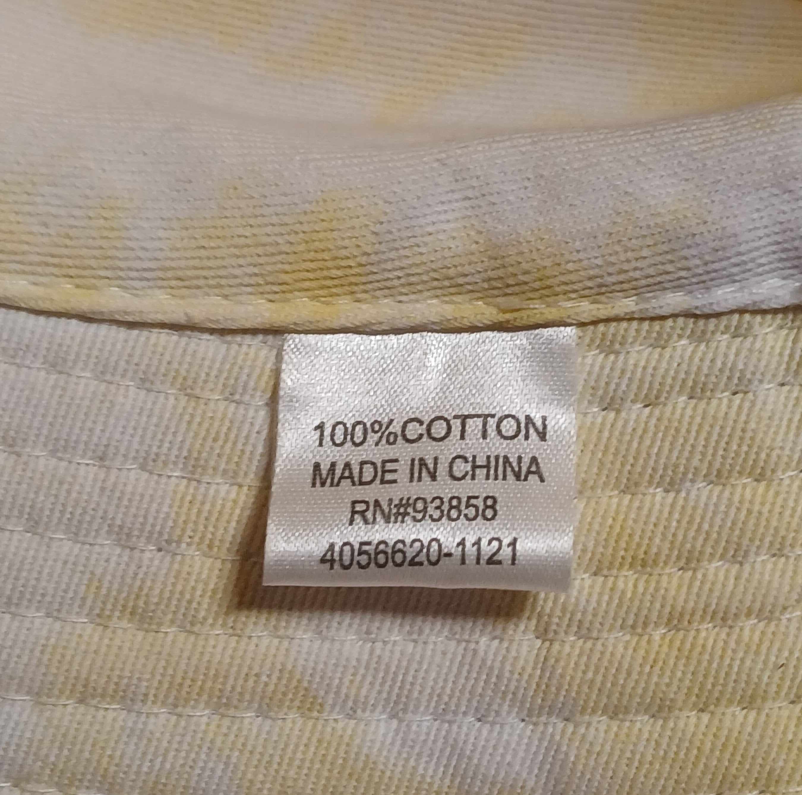 Yellow Gingham Bucket Hat