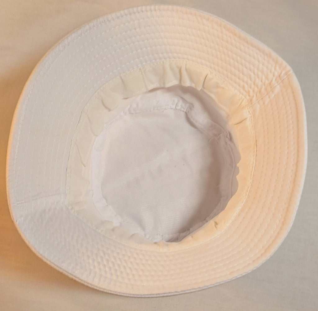 White Butterfly Bucket Hat