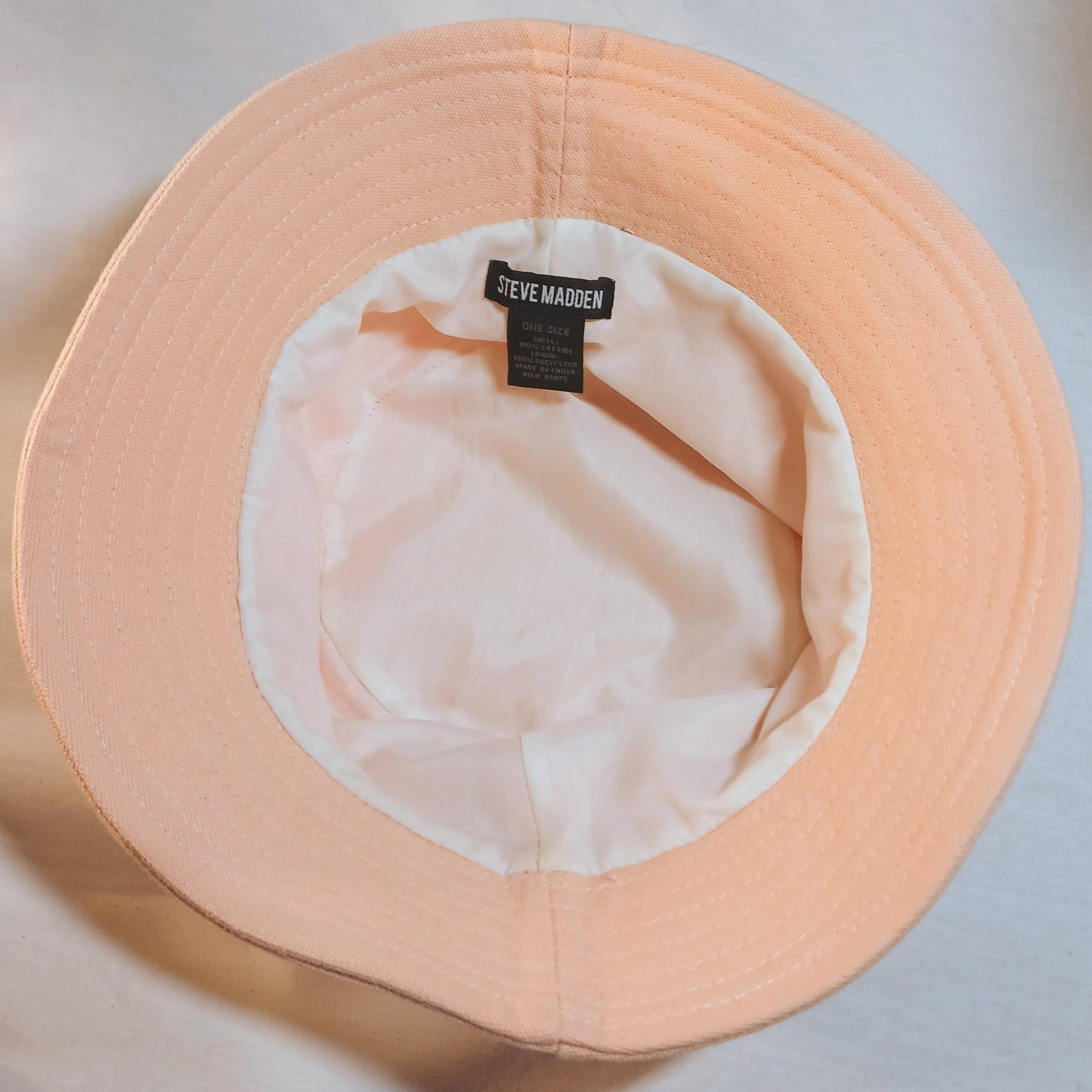 Steve Madden Bucket Hat - Peach