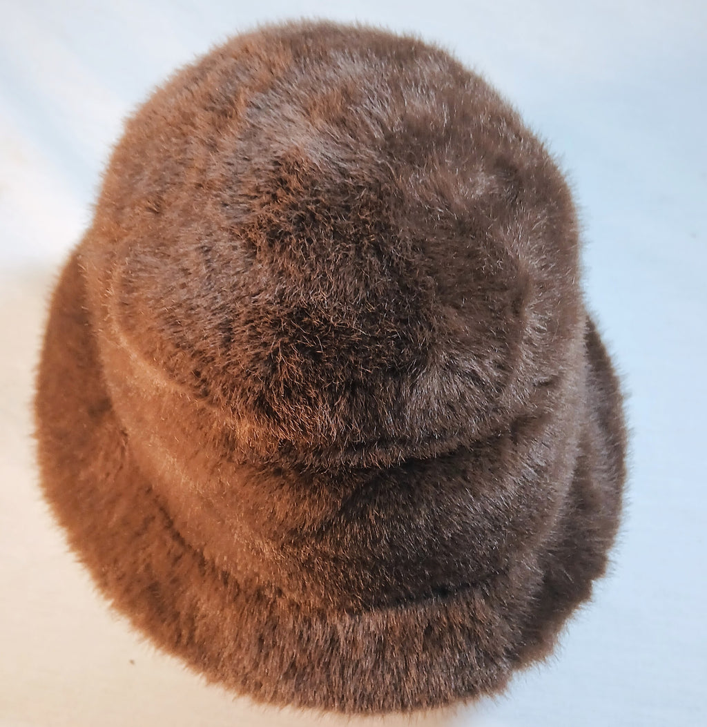 Women's Faux Fur Bucket Hat