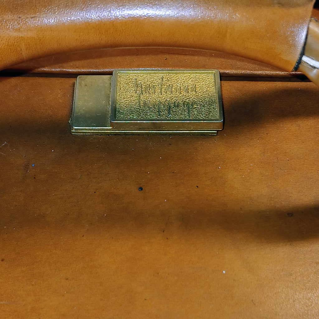 Vintage Hartmann Suitcase Caramel Tan | Mid Century Travel Case