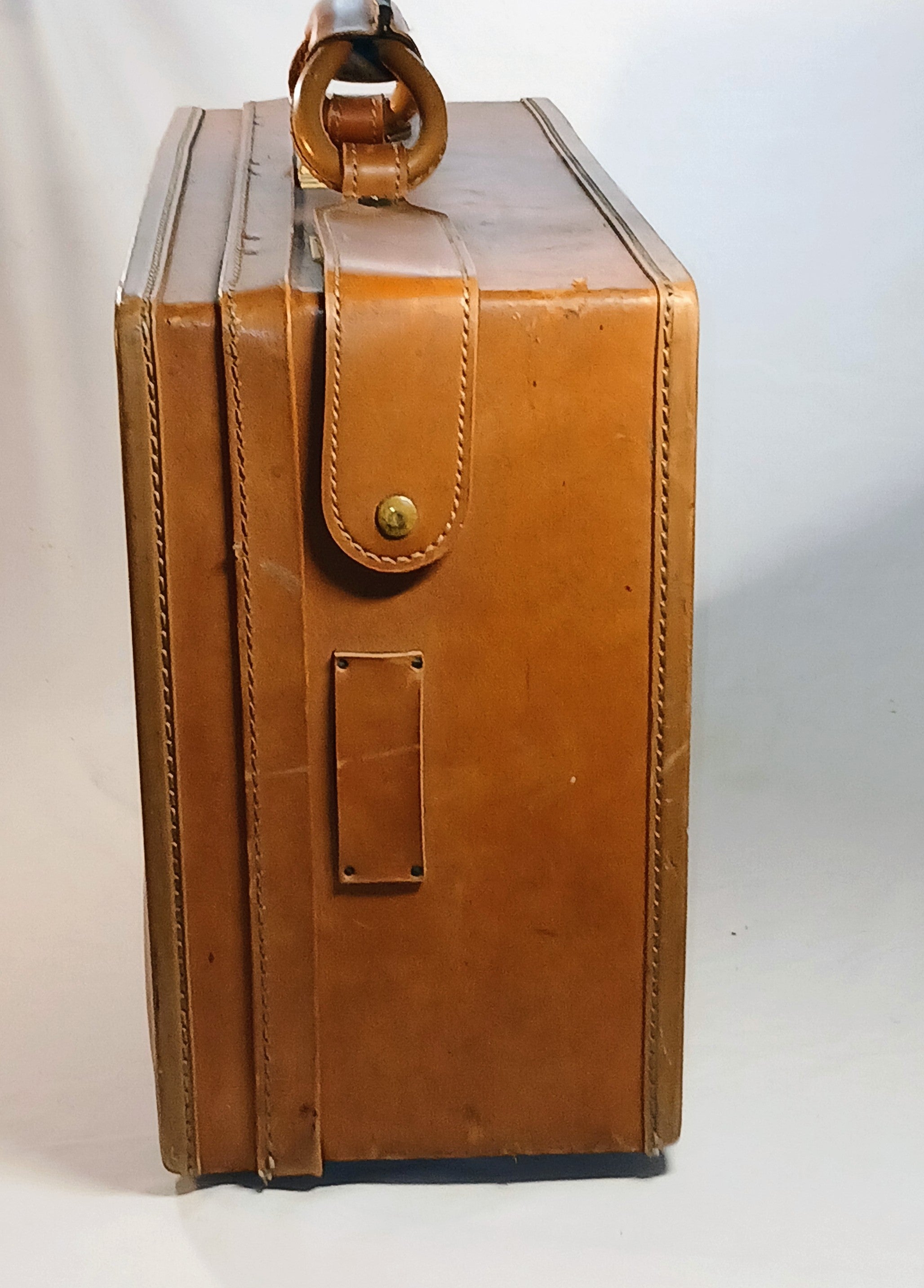 Vintage Hartmann Suitcase Caramel Tan | Mid Century Travel Case