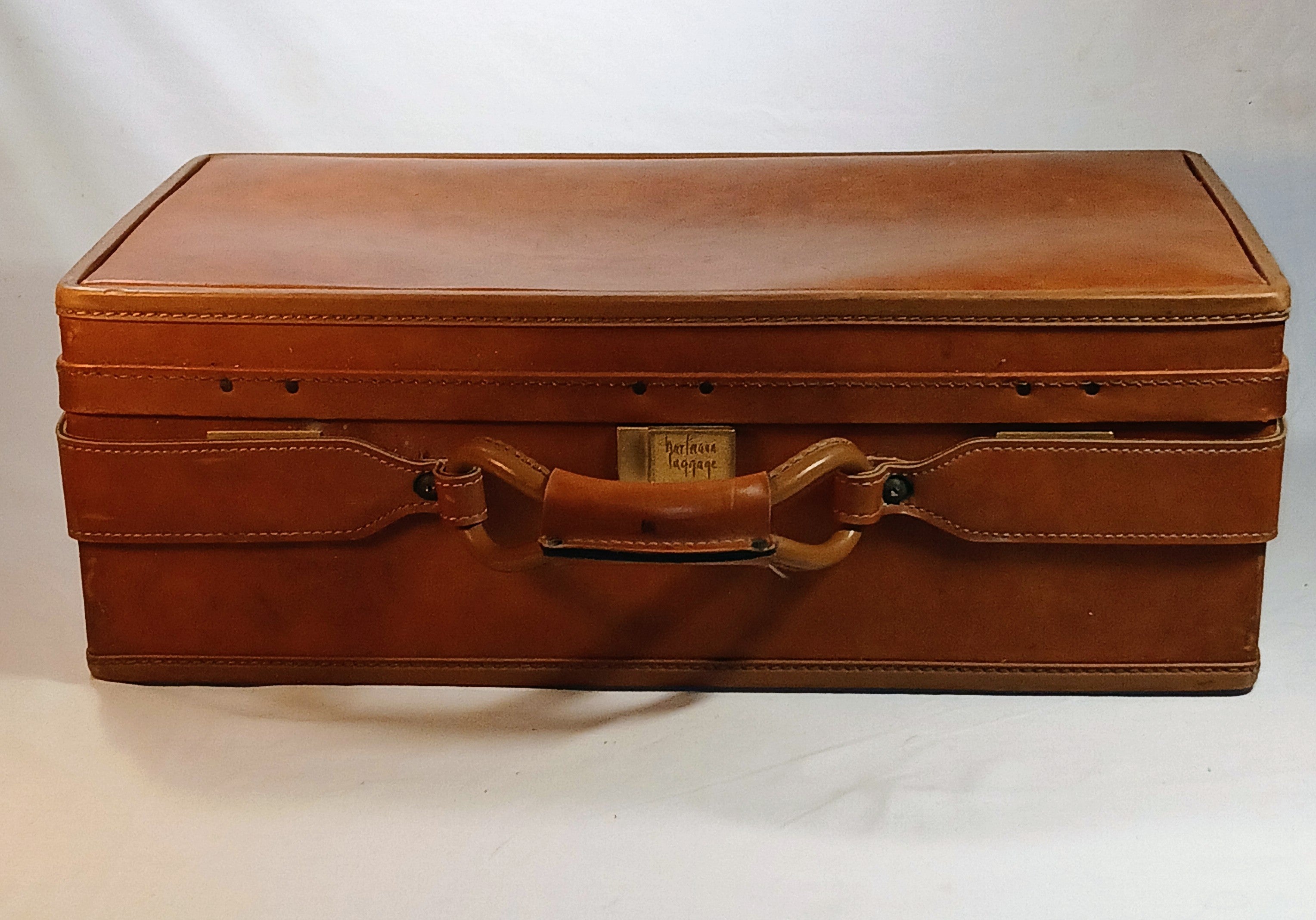 Vintage Hartmann Suitcase Caramel Tan | Mid Century Travel Case