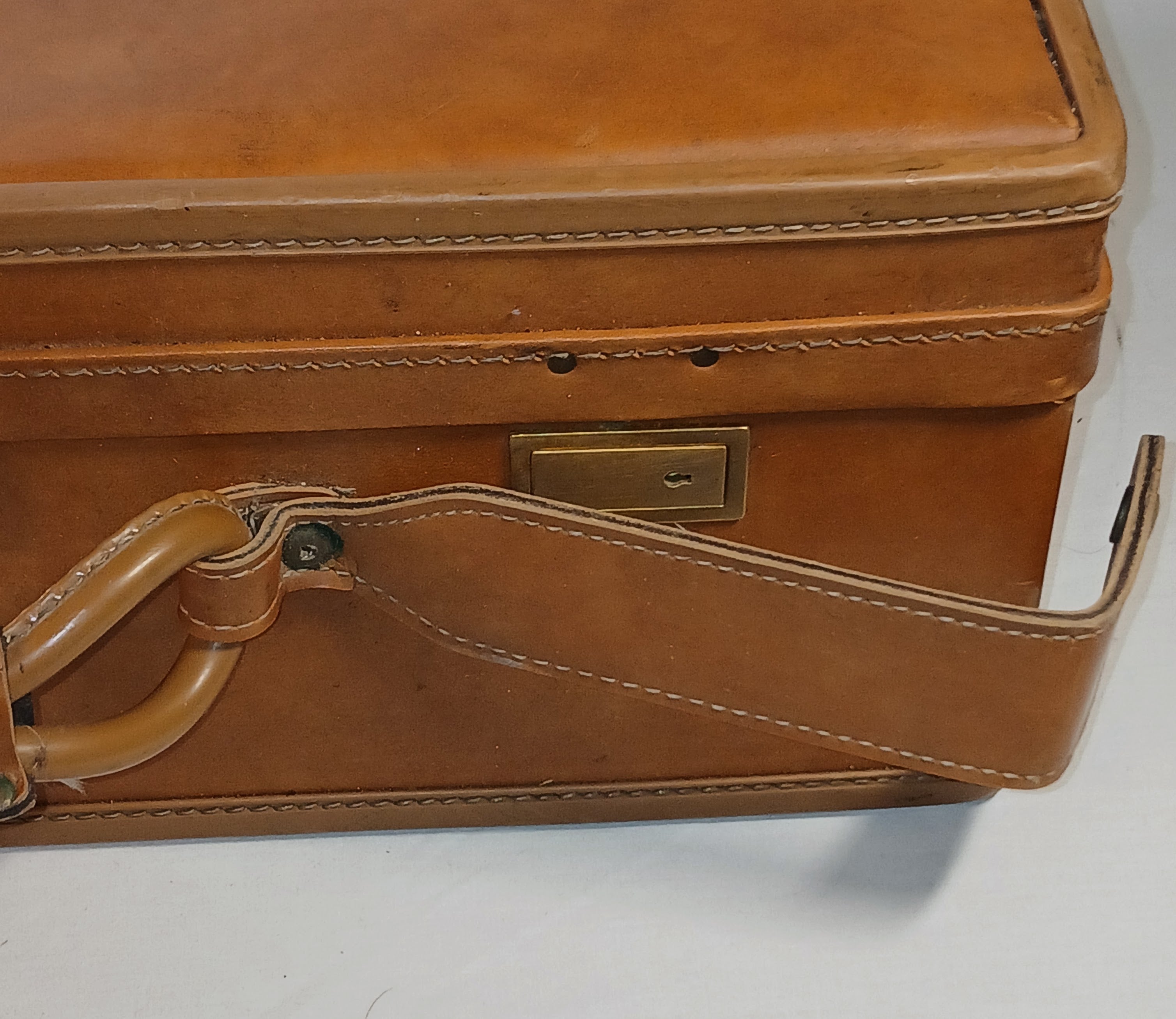 Vintage Hartmann Suitcase Caramel Tan | Mid Century Travel Case
