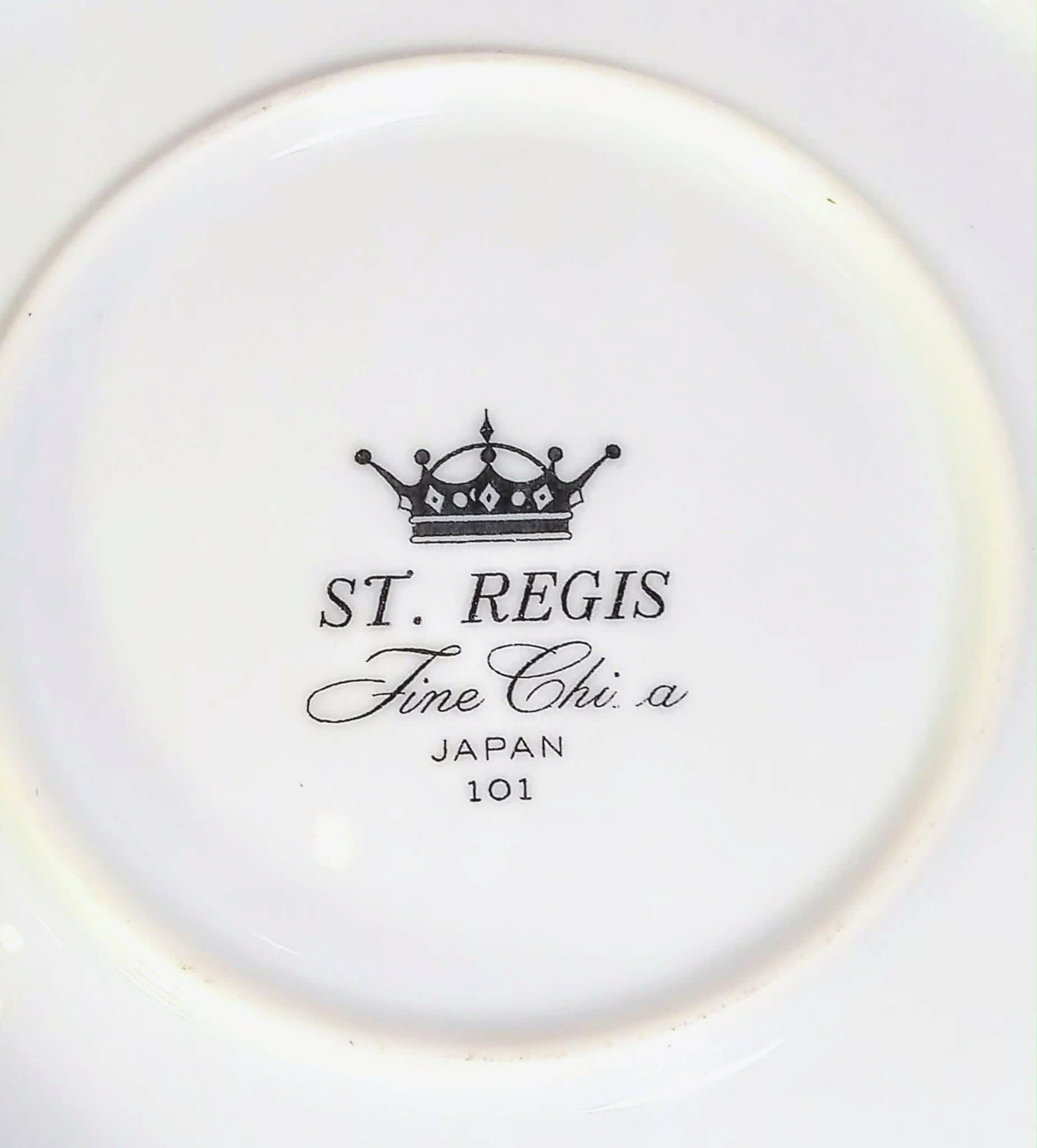 Creamer & Sugar Bowl by St. Regis China