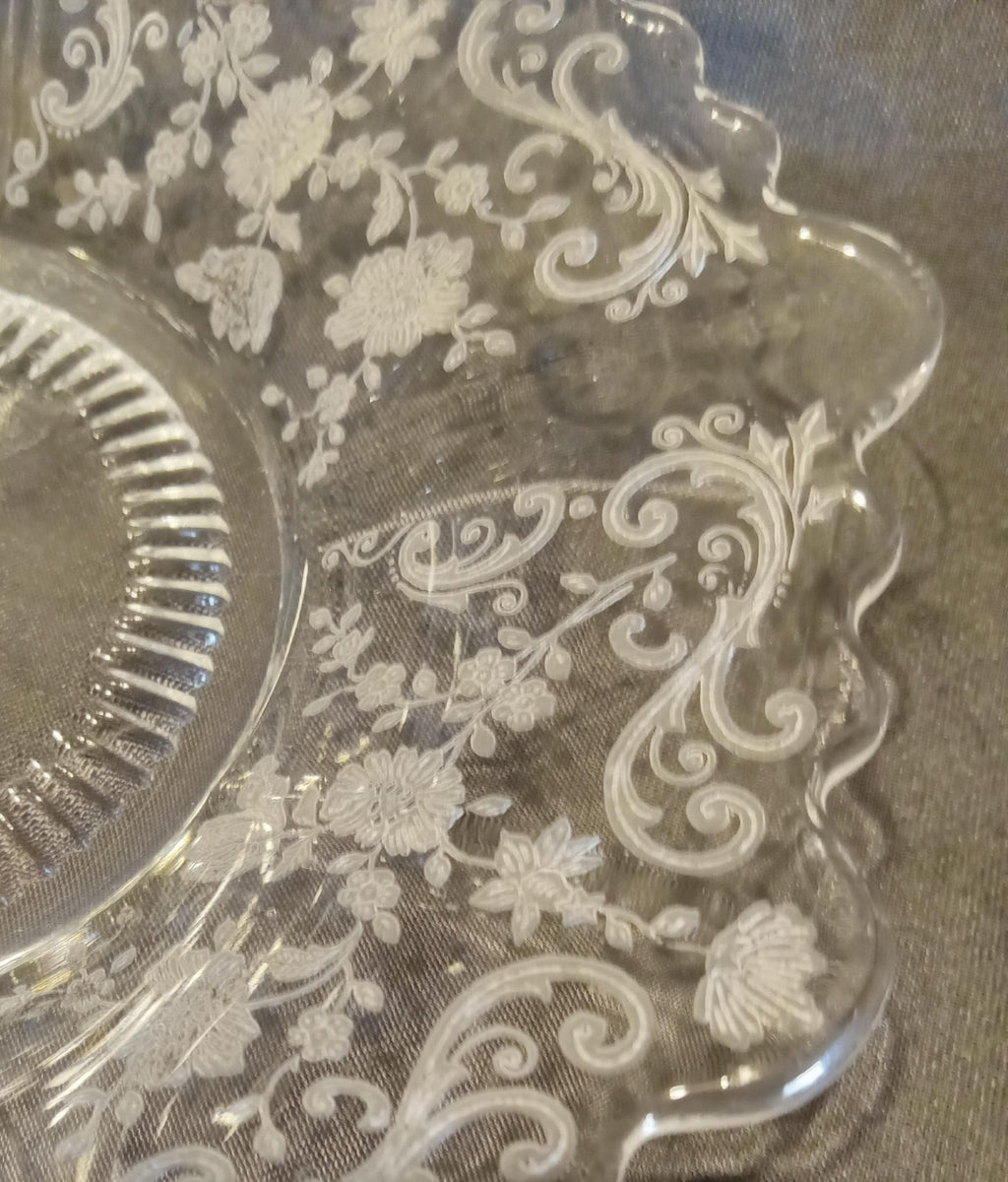Vintage Crsytal Basket by Cambridge Glass