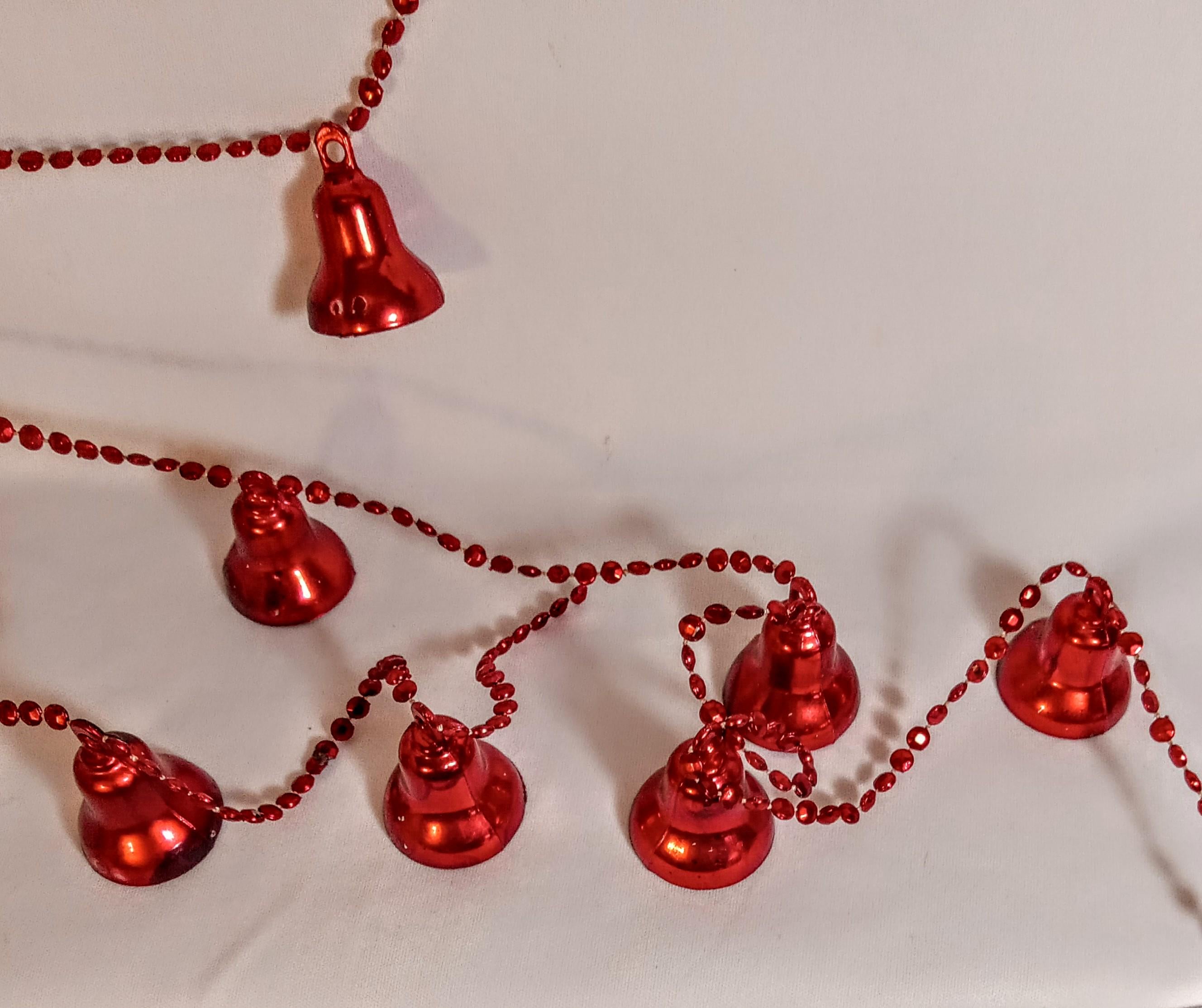 Vintage 1970s Christmas Bell Garland – Retro Christmas