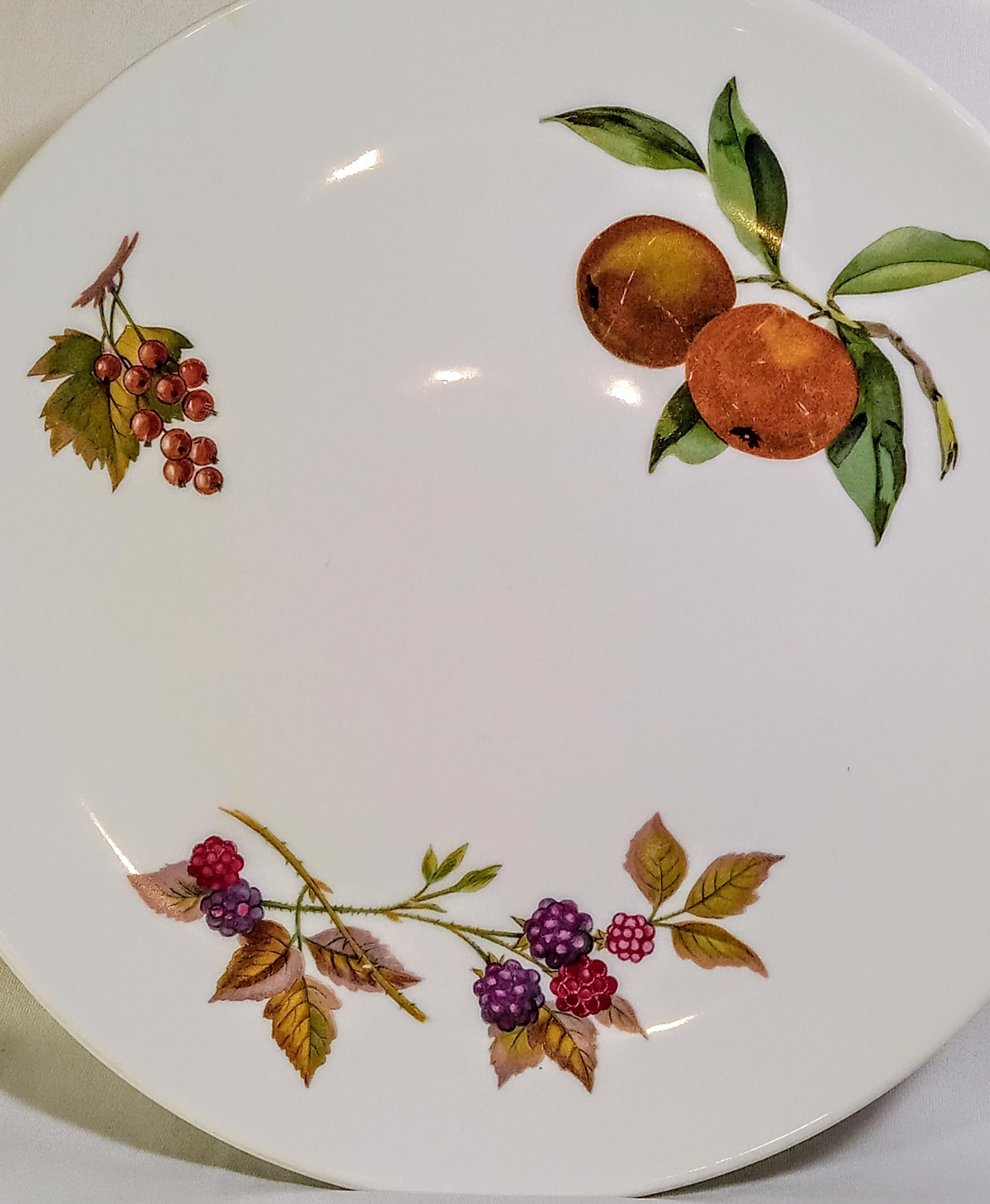 Royal Worcester Evesham Cake Plate