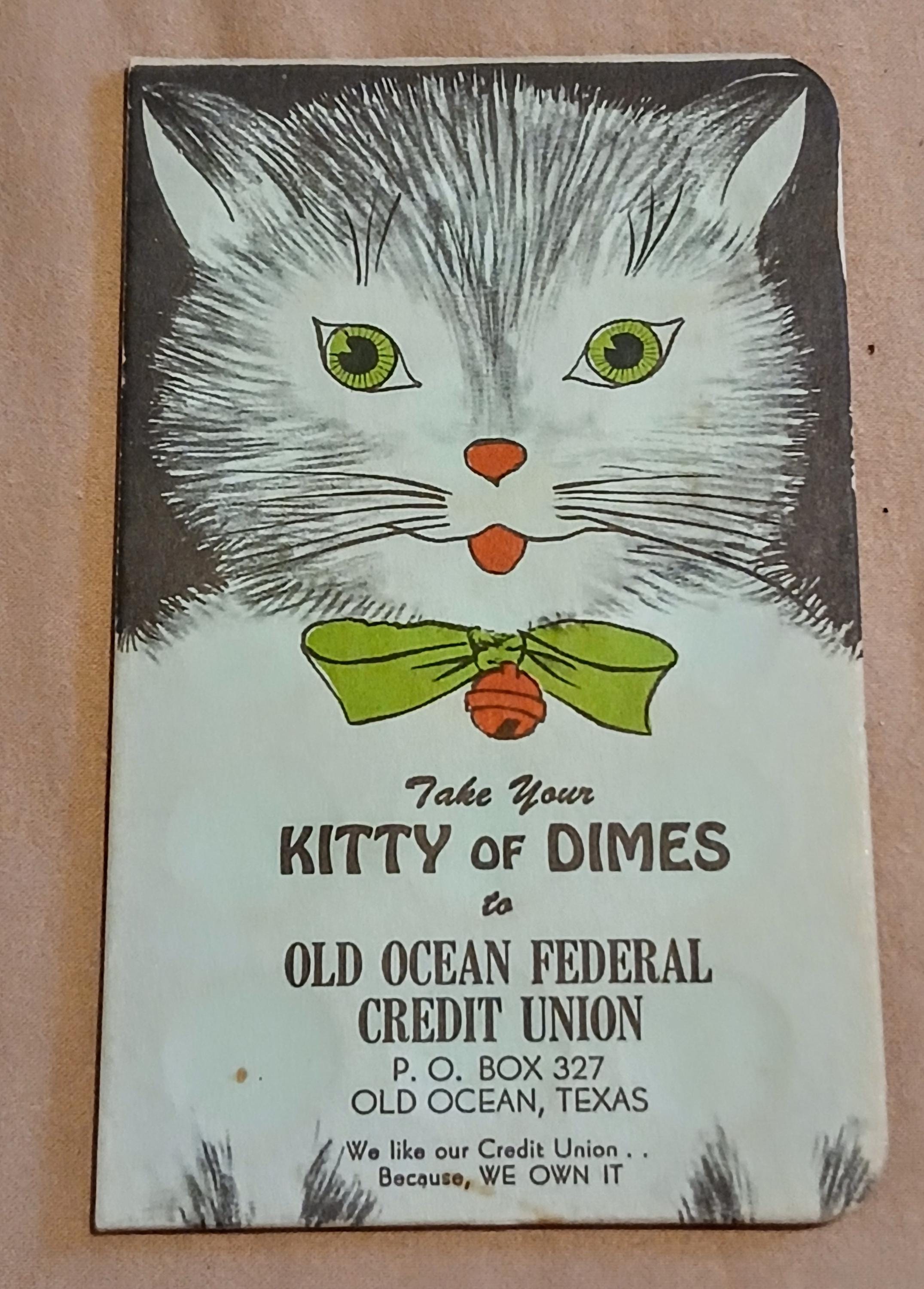Vintage 1950s Bank & Credit Union Coin Saver / Dime Saver Folders