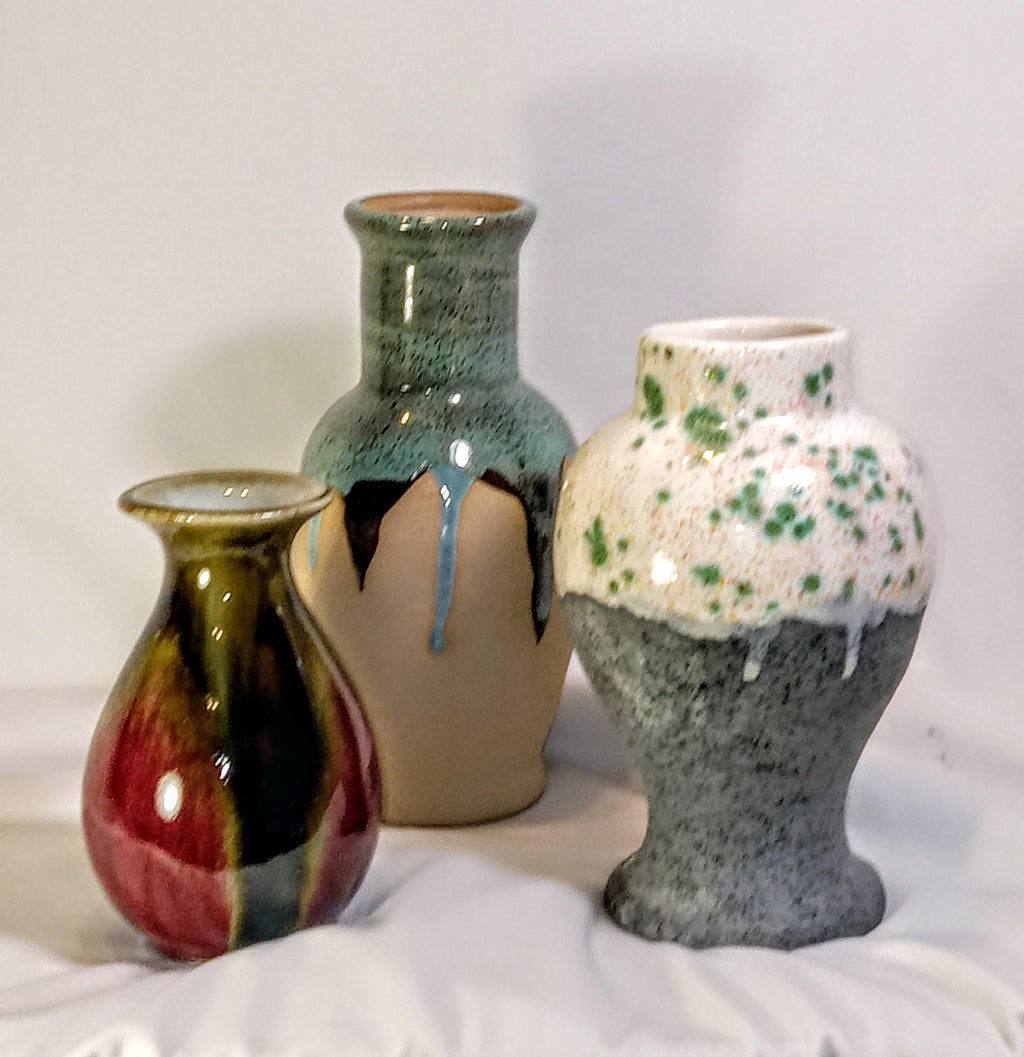 Studio Pottery Vases - 1980s