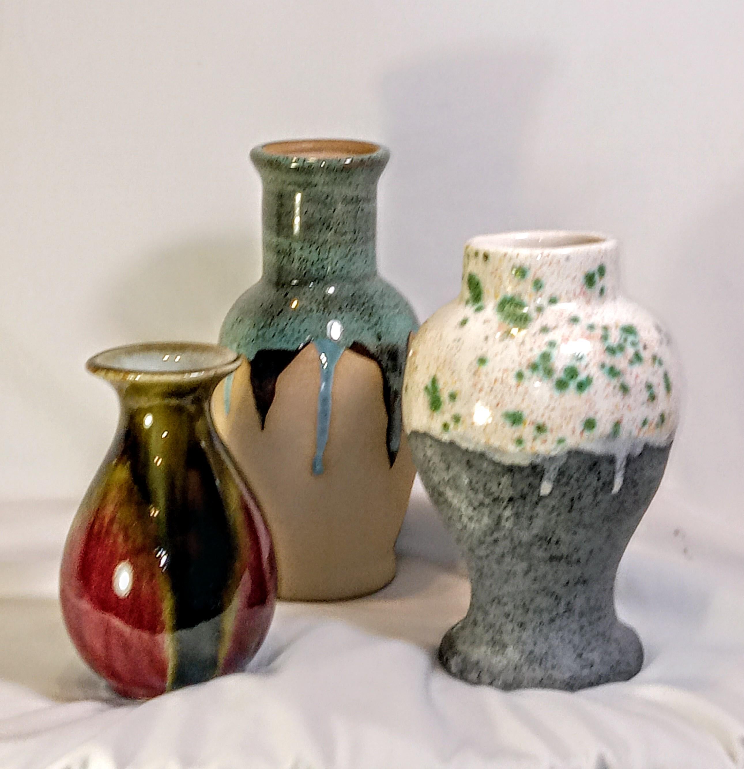 Studio Pottery Vases - 1980s