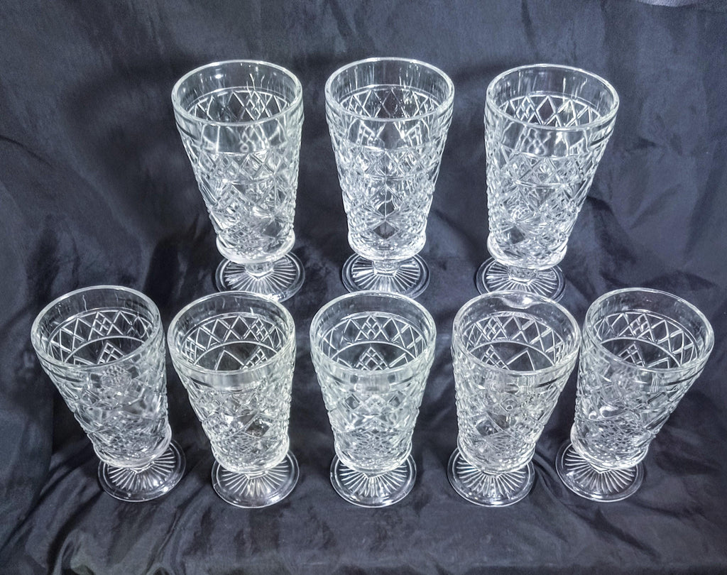 Vintage Hazel-Atlas Glass Goblets - Big Top Peanut Butter Promotion - Set of Four