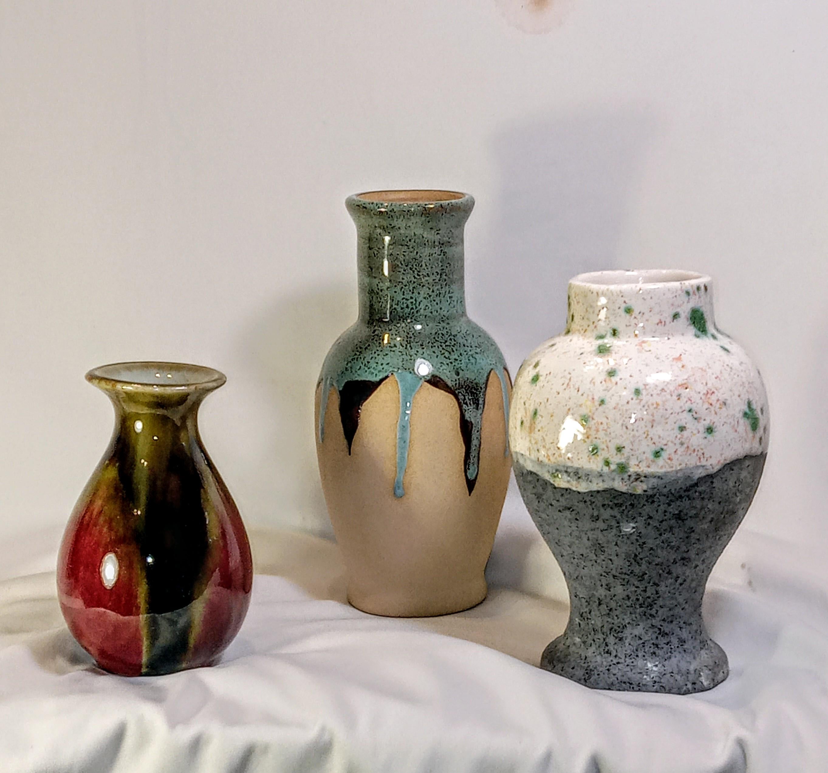 Studio Pottery Vases - 1980s