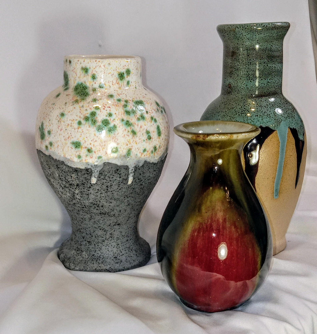 Studio Pottery Vases - 1980s