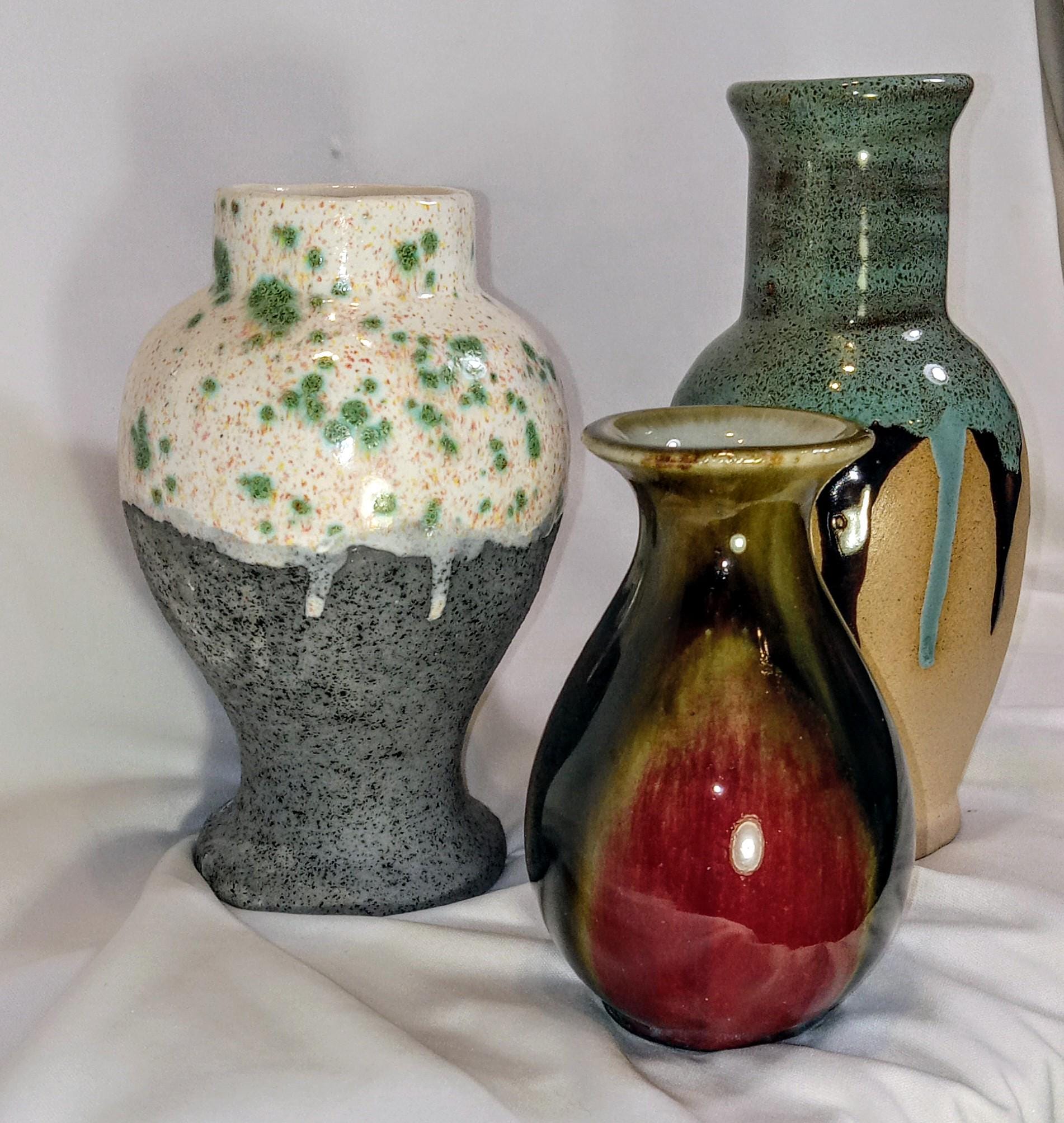 Studio Pottery Vases - 1980s