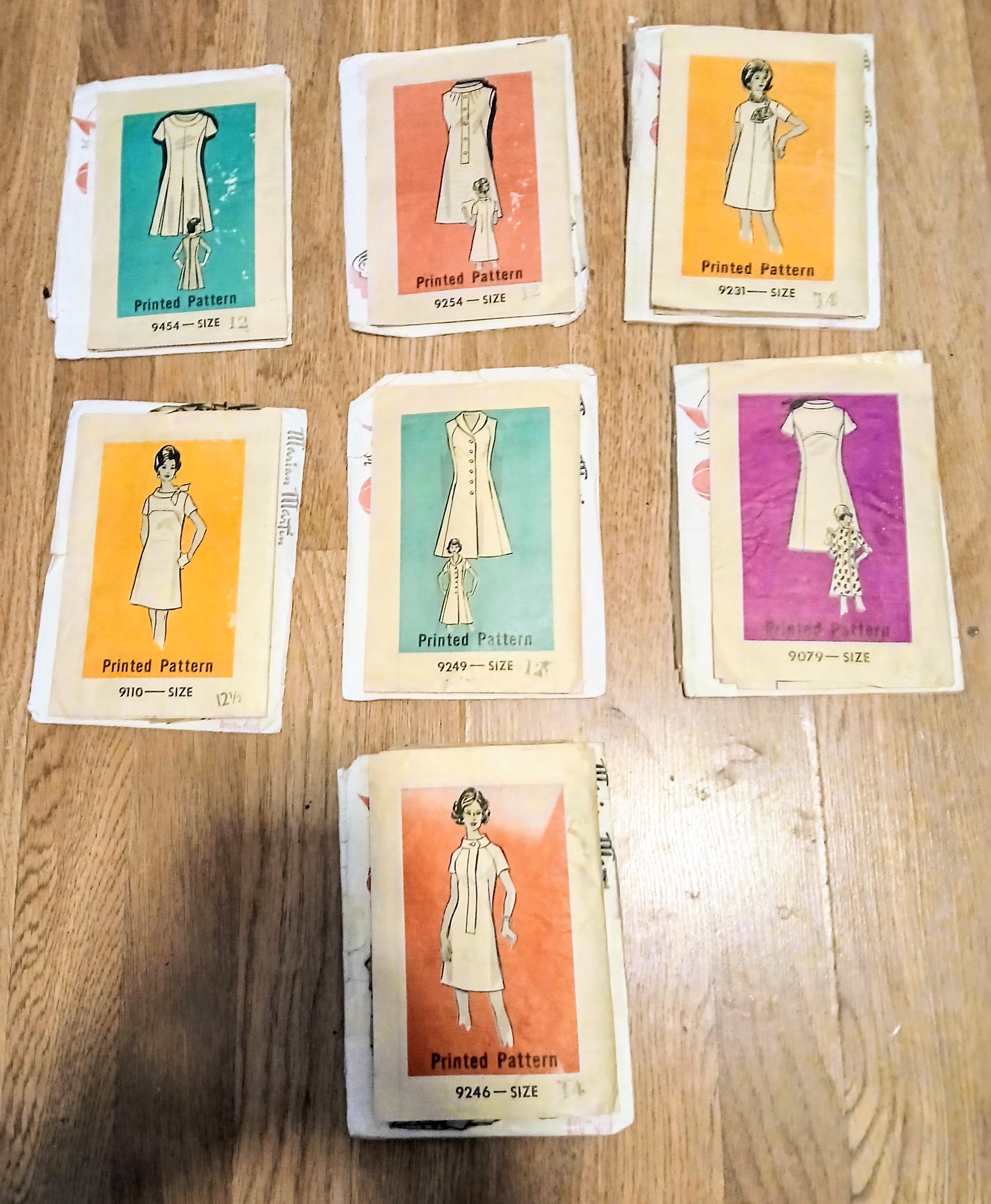 Vintage Dress Patterns |Marian Martin 1963 - 1965| Mail-Order Patterns