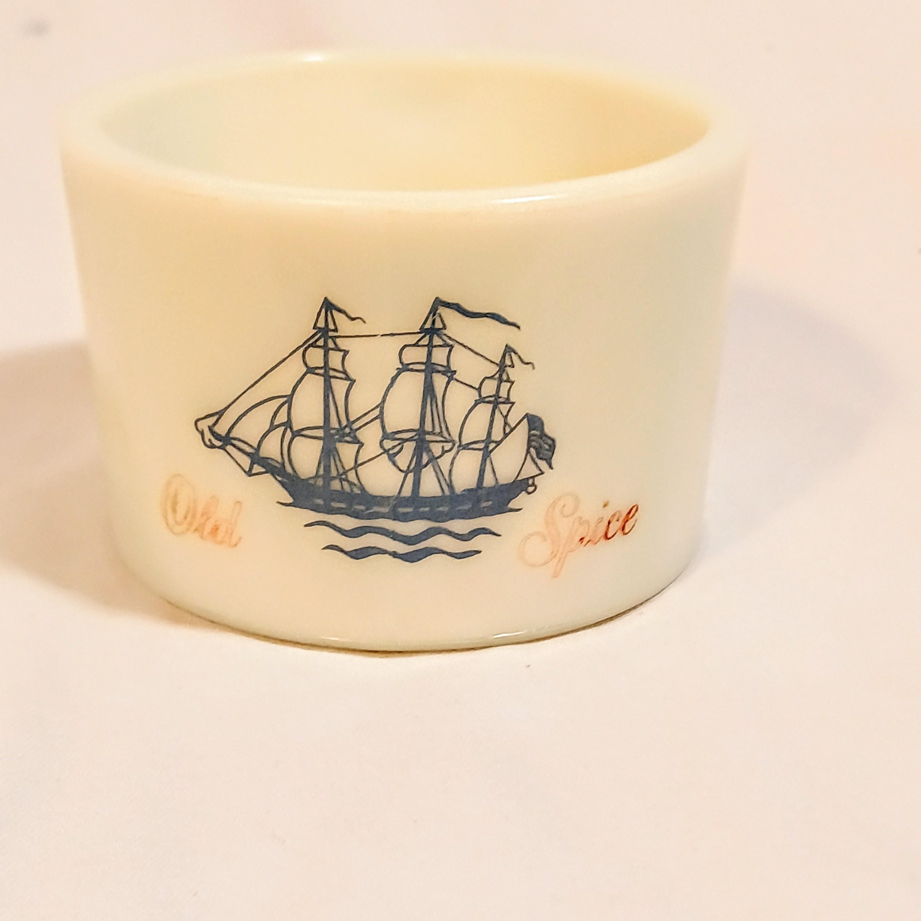 Vintage Old Spice Shaving Bowl by Shulton - 1960s