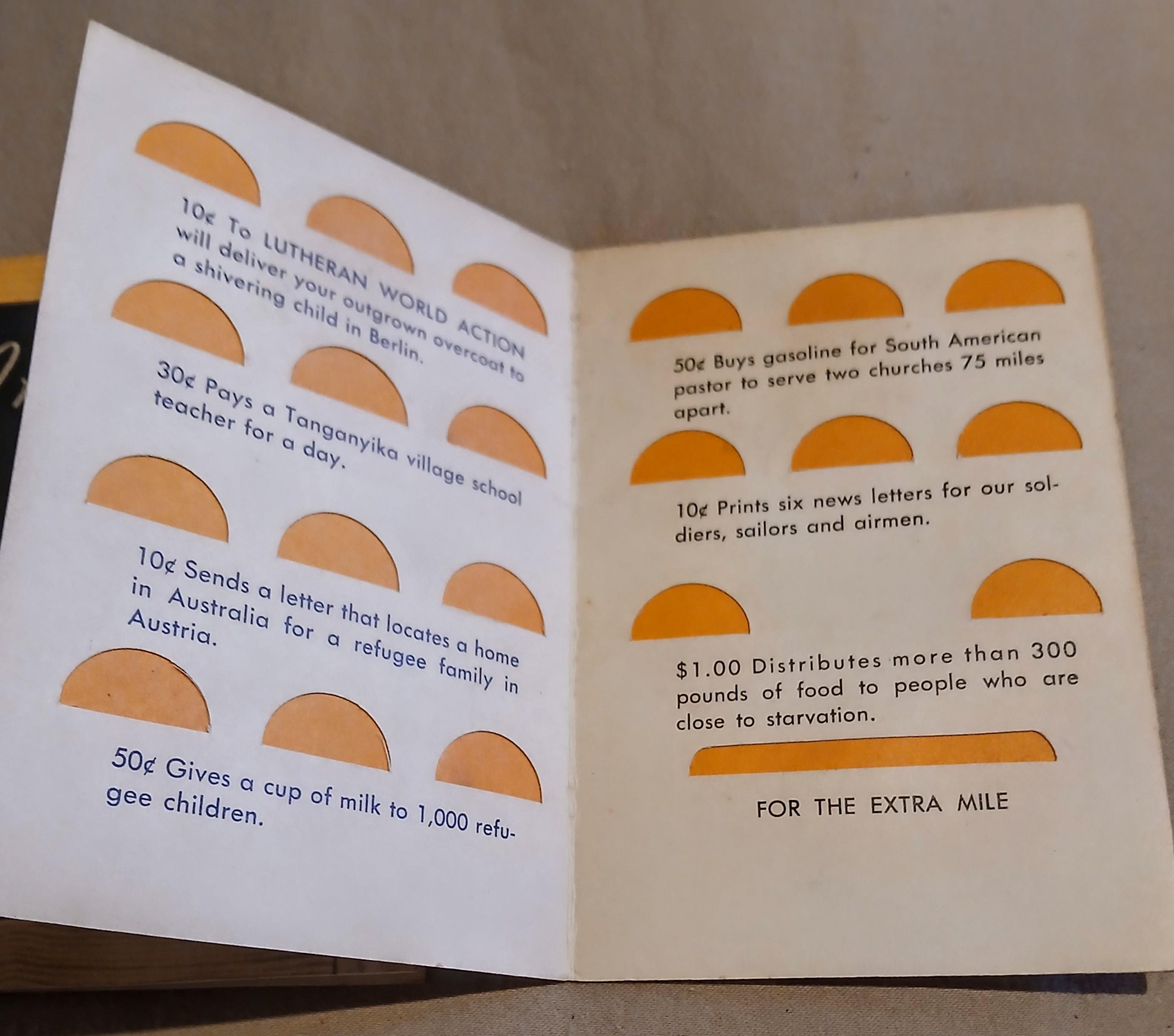 Vintage 1950s Bank & Credit Union Coin Saver / Dime Saver Folders