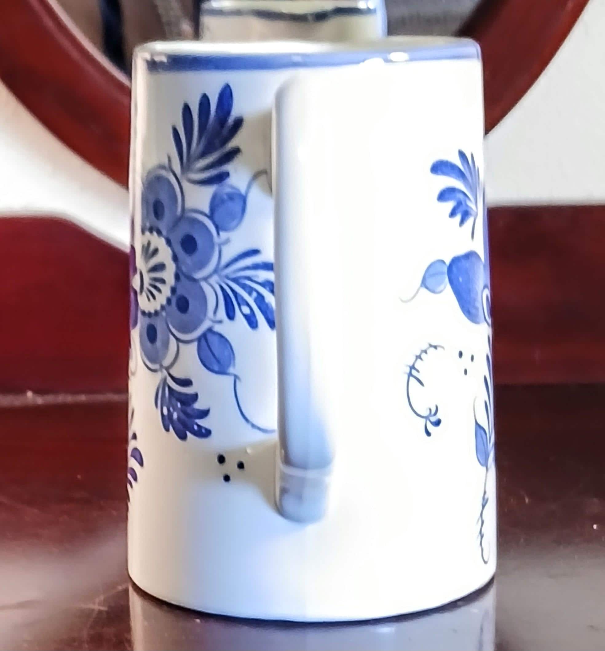 Vintage Pitcher | Ardco Dallas | Blue and White