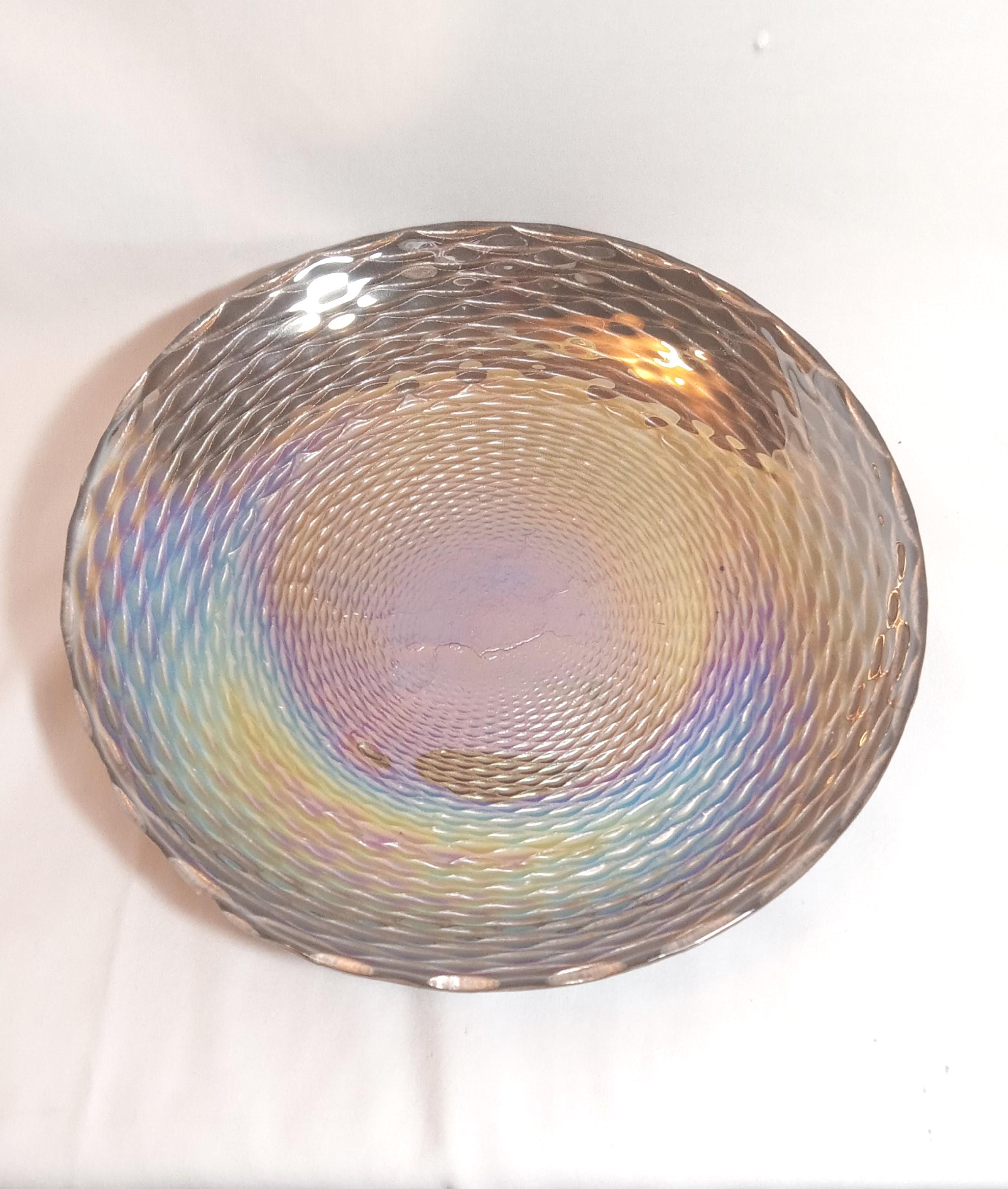 Vintage Art Glass  Bowl - Mid century Modern Decor