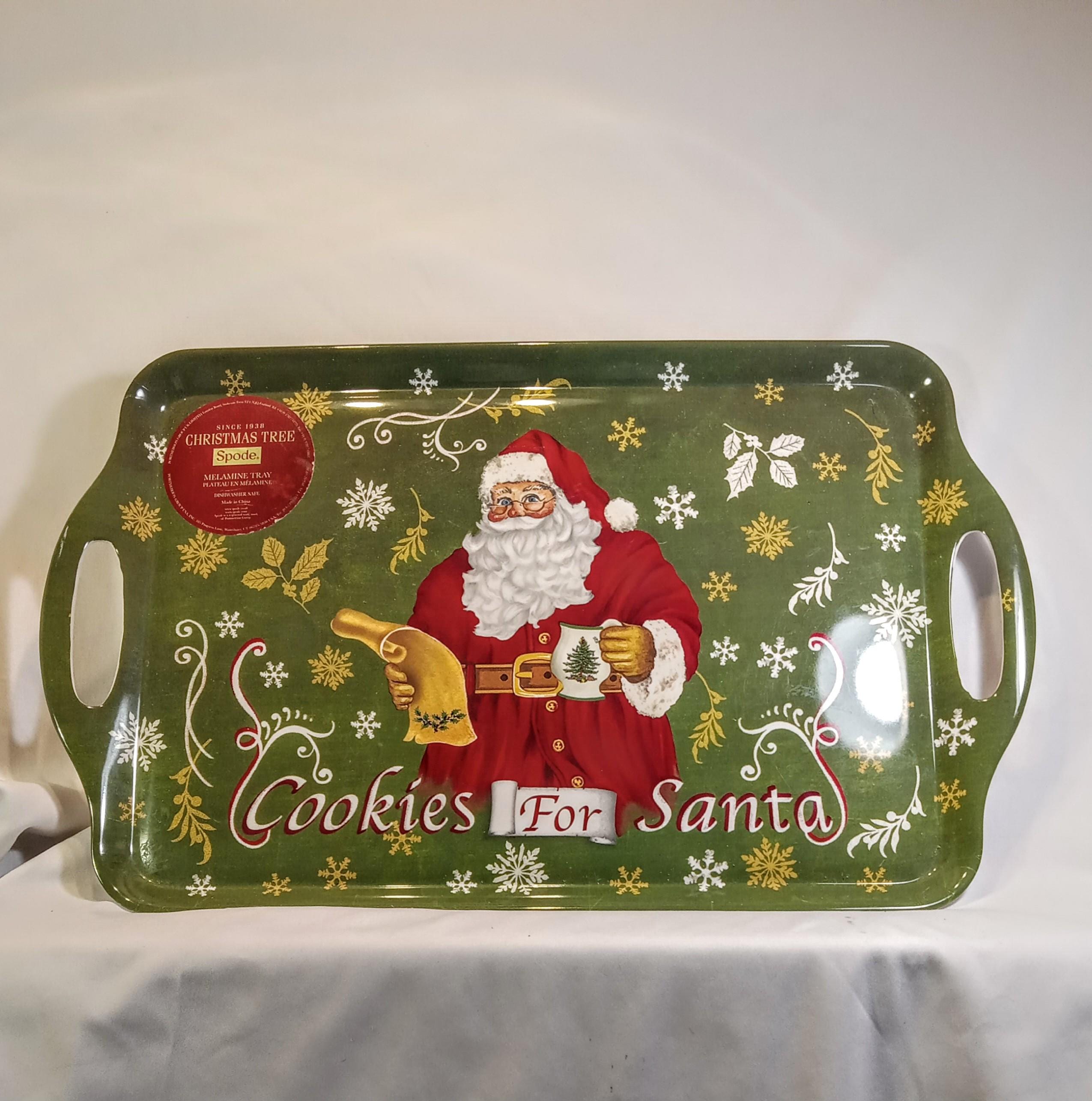Spode Christmas Tree Cookies for Santa Tray – Discontinued  – Millennium Y2K Holiday Decor