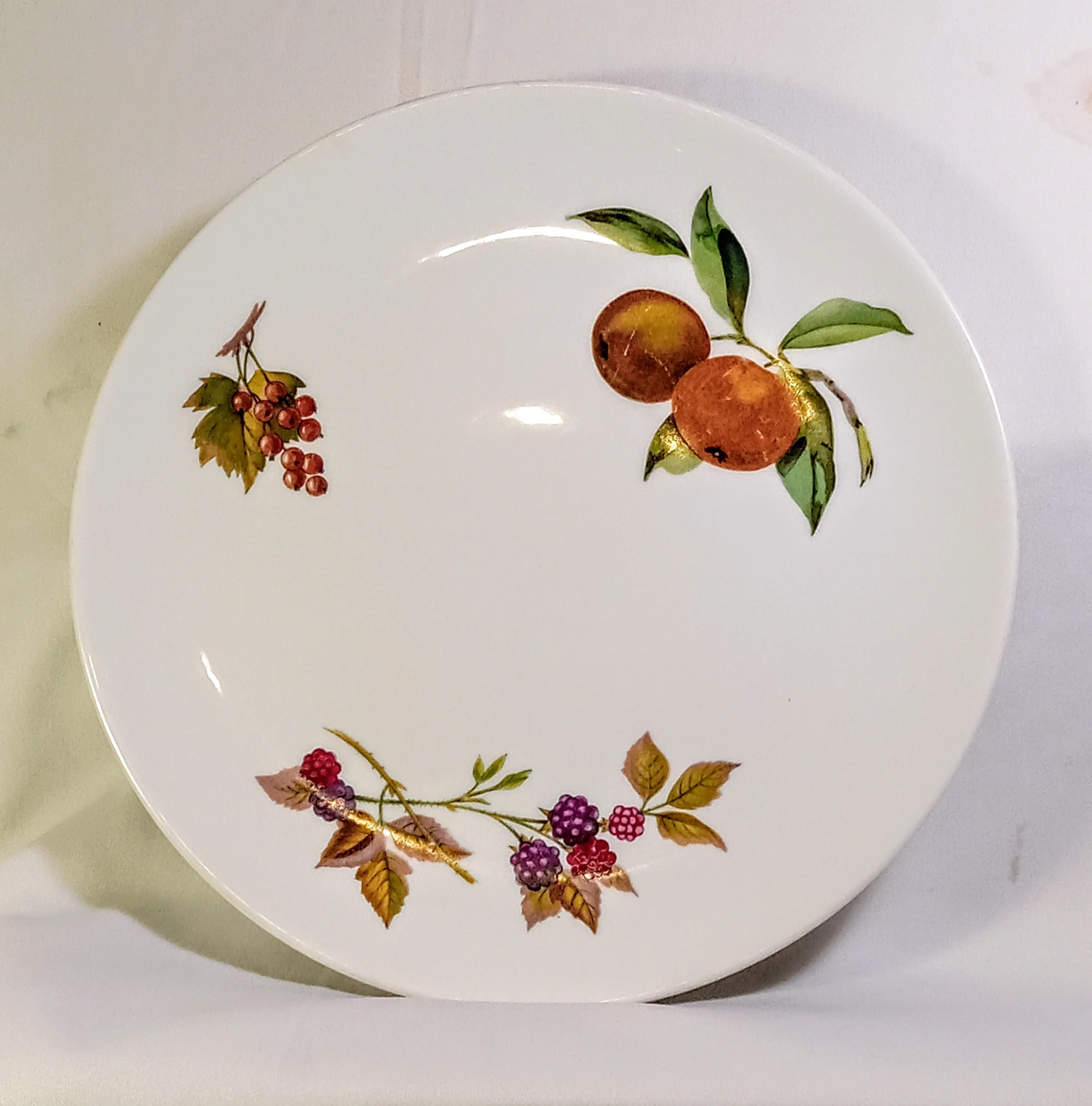 Royal Worcester Evesham Cake Plate
