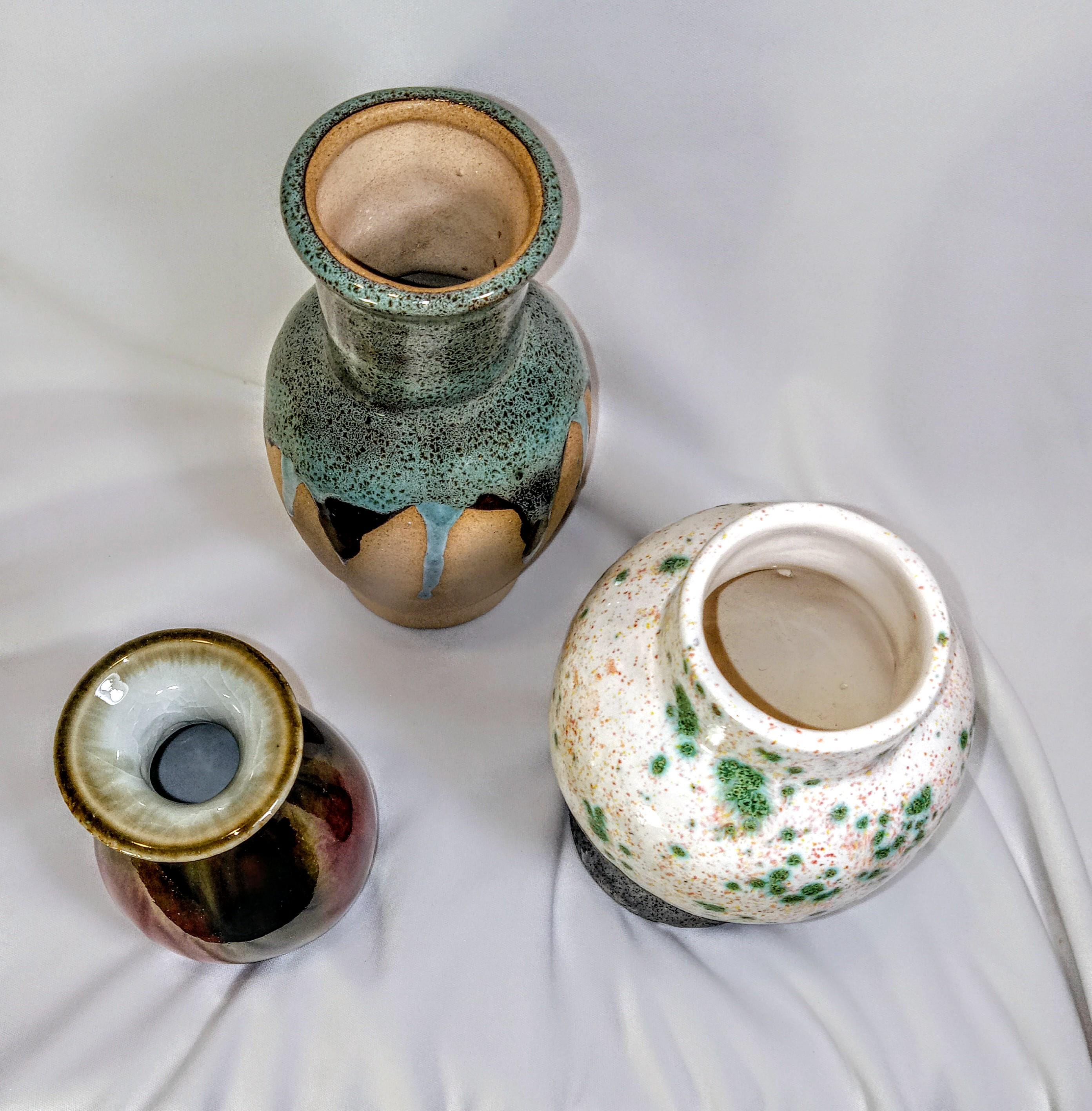 Studio Pottery Vases - 1980s