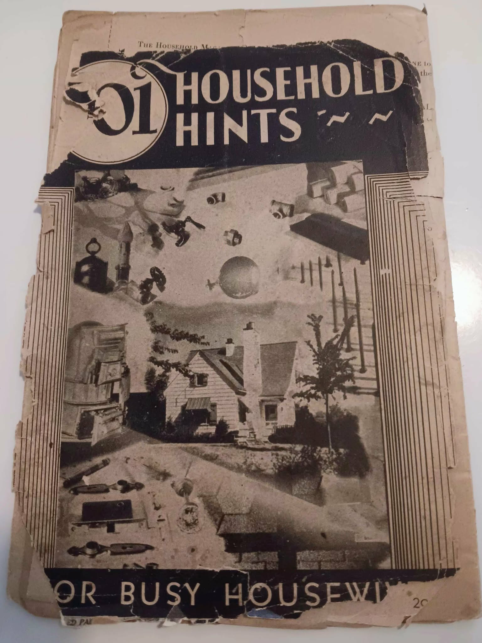 Vintage 1930s Ephemera Lot - Junk Journal Supplies - Recipes, Ads, & Almanac - 1935 1938