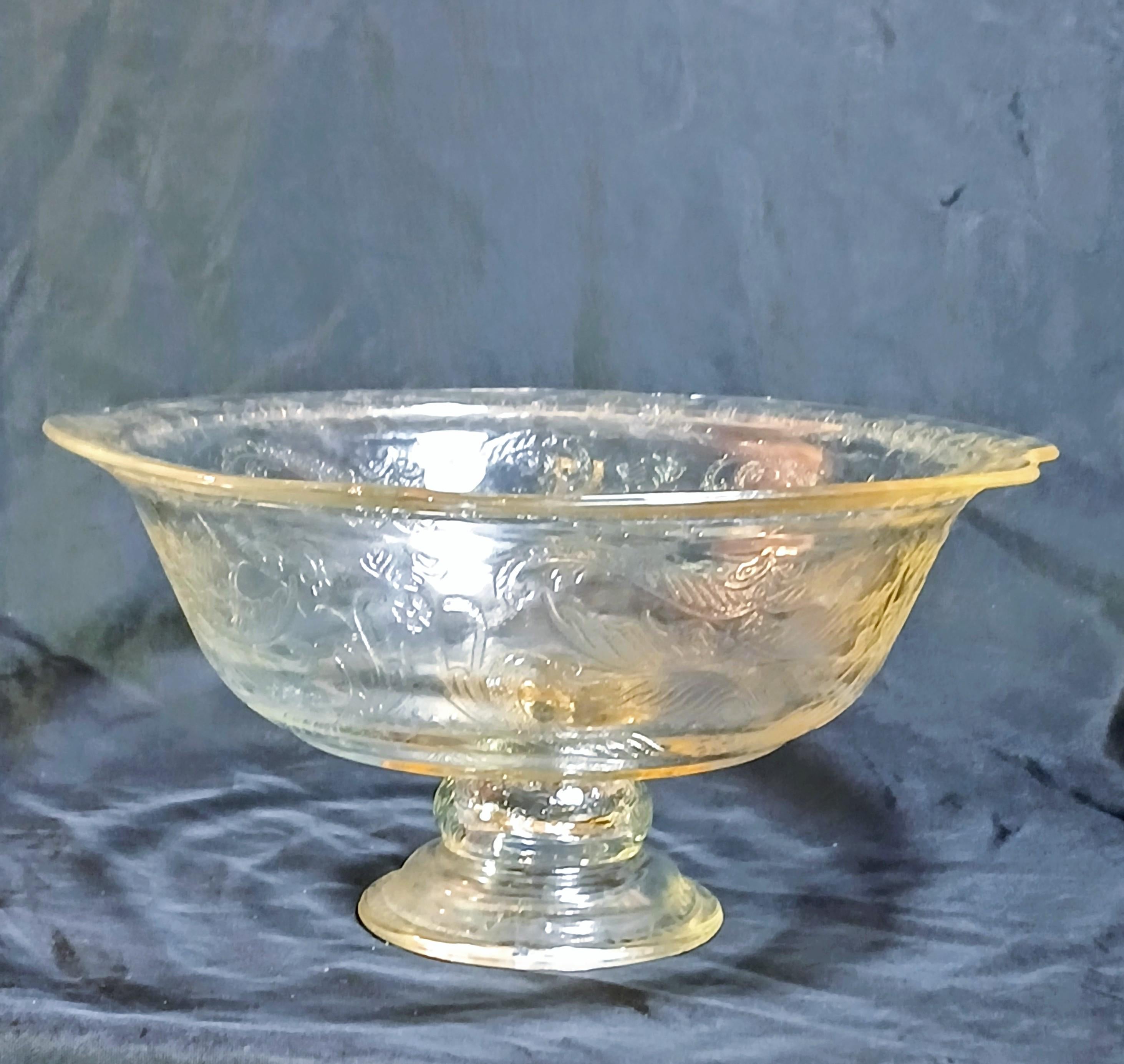 Vintage Indiana Glass Fruit Bowl - Recollection Line
