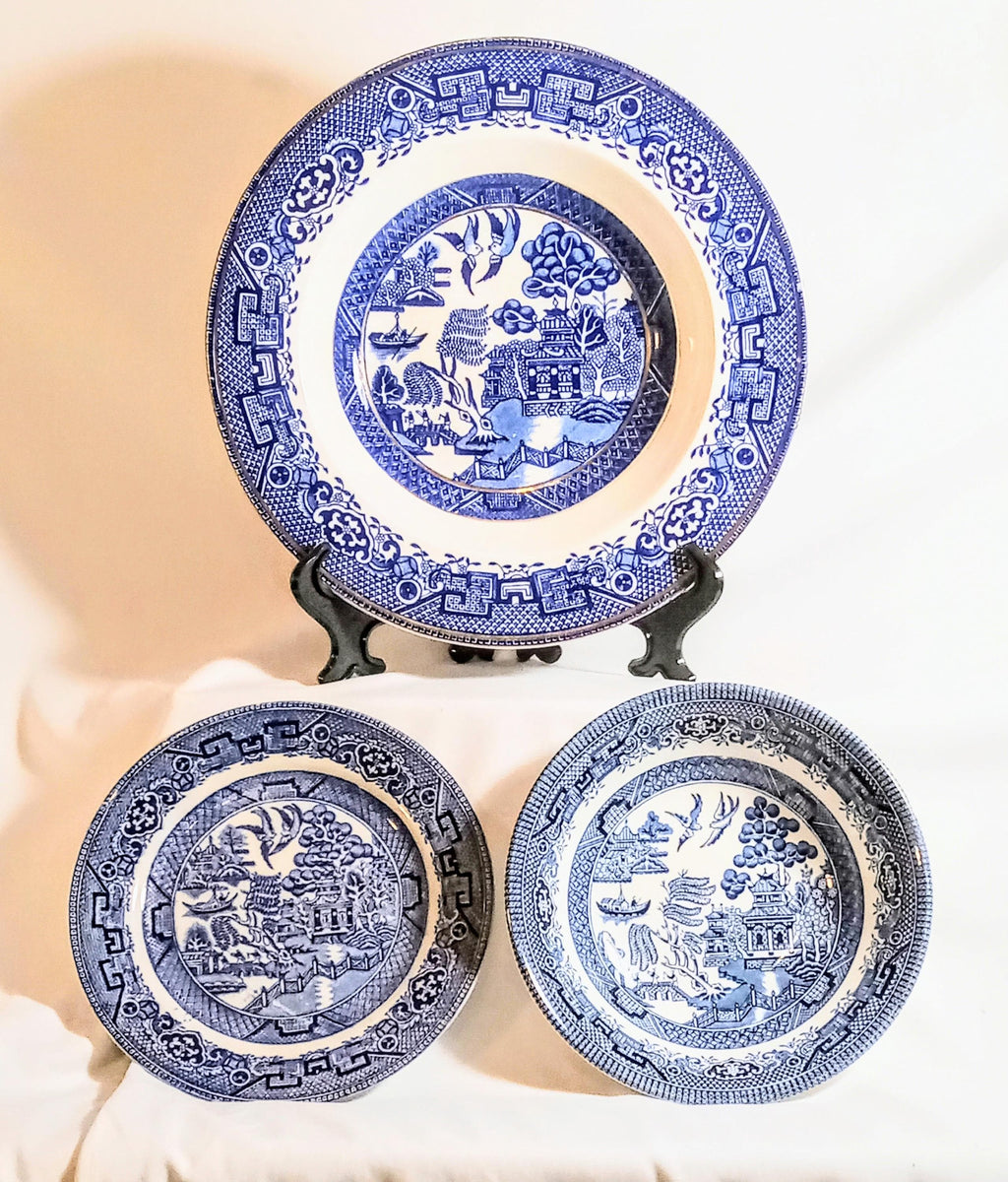 Vintage English Blue Willow China | Includes Churchill, Staffordshire and Washington Variations