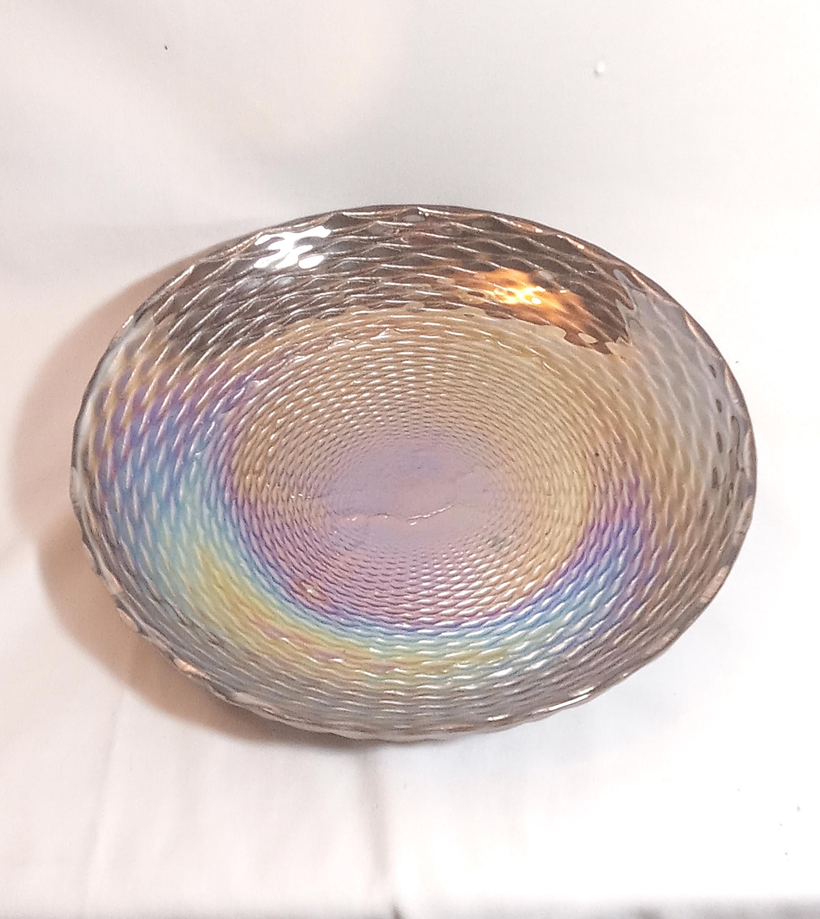 Vintage Art Glass  Bowl - Mid century Modern Decor