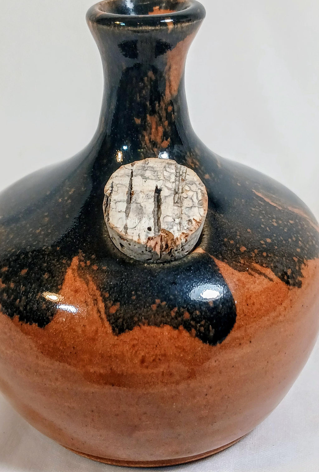 Vintage  Studio Pottery Cruet Bottle – Signed Ineke Victoria BC Canada