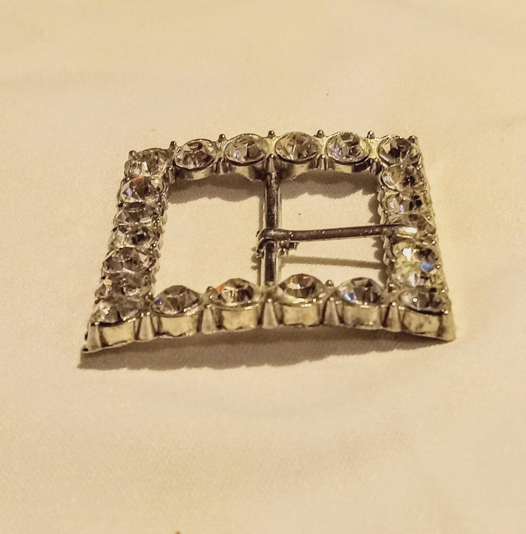 Vintage Rhinestone Scarf Buckles