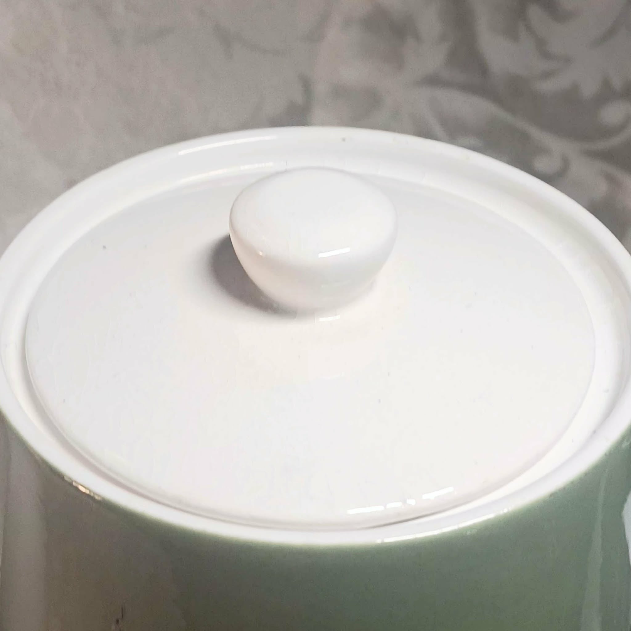 Vintage Coffee Pot - Avocado Green - Mikasa Cera Stone