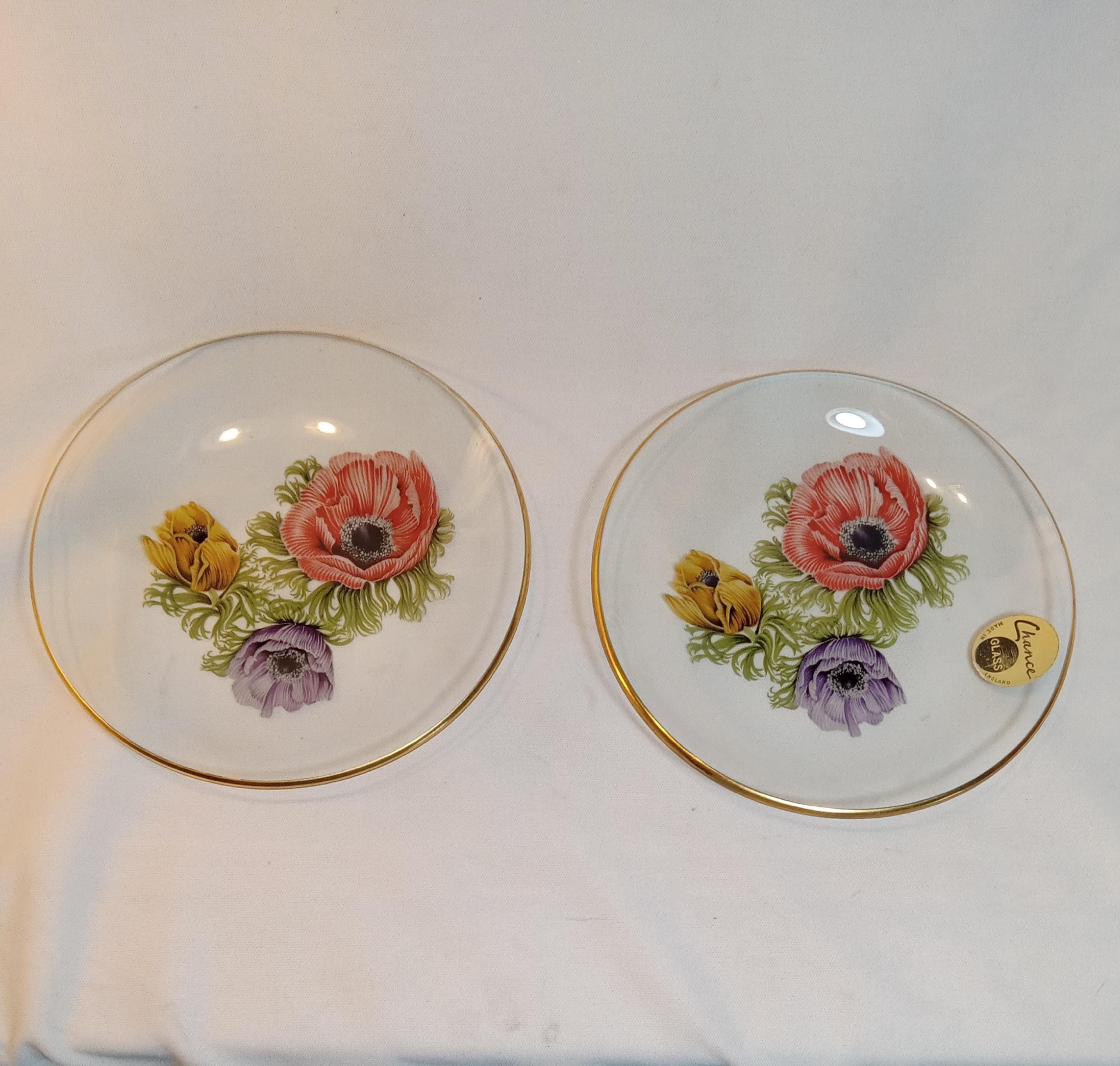 Vintage  Trinket Dish | Set of Two - Chance Glass