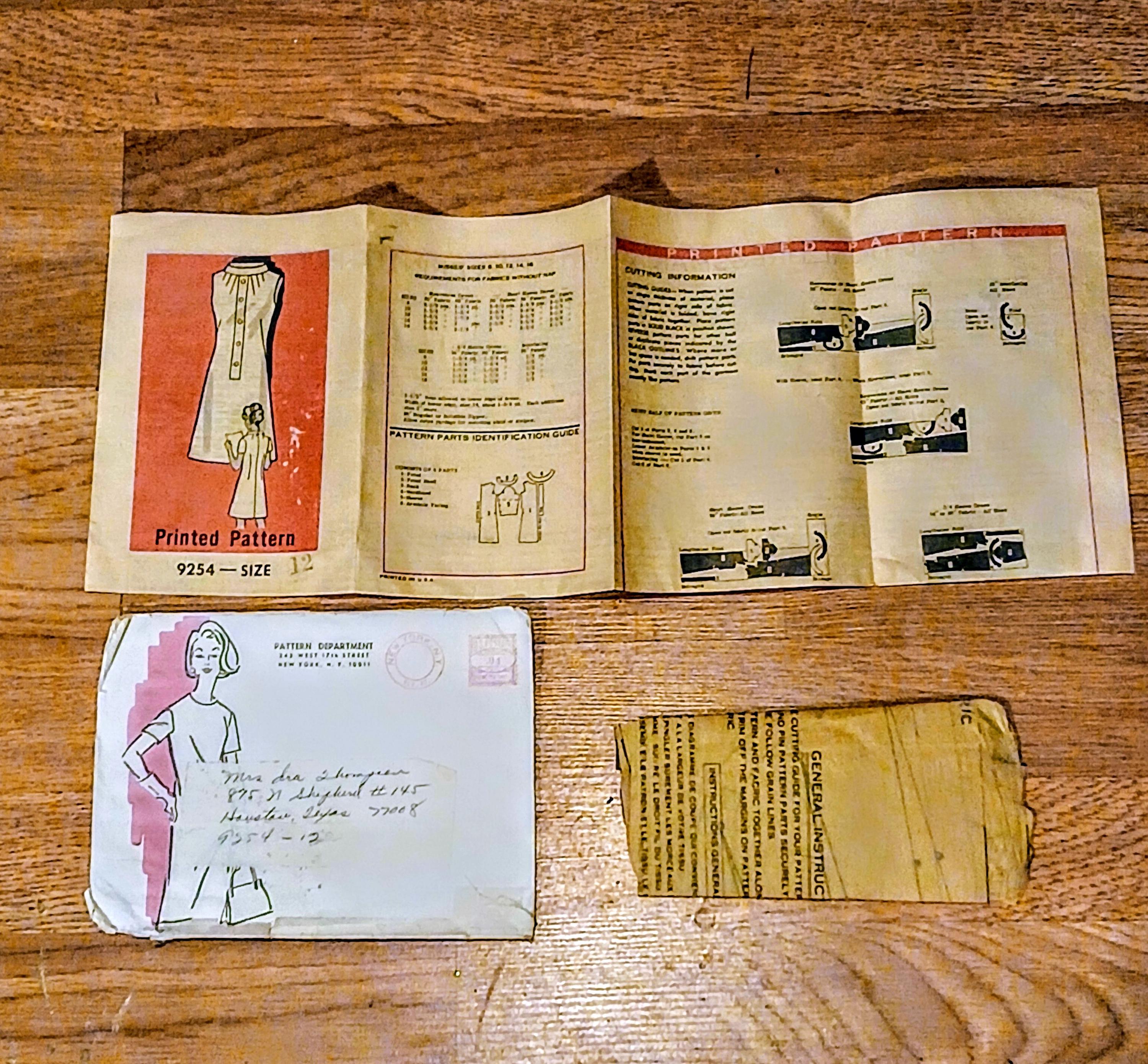 Vintage Dress Patterns |Marian Martin 1963 - 1965| Mail-Order Patterns