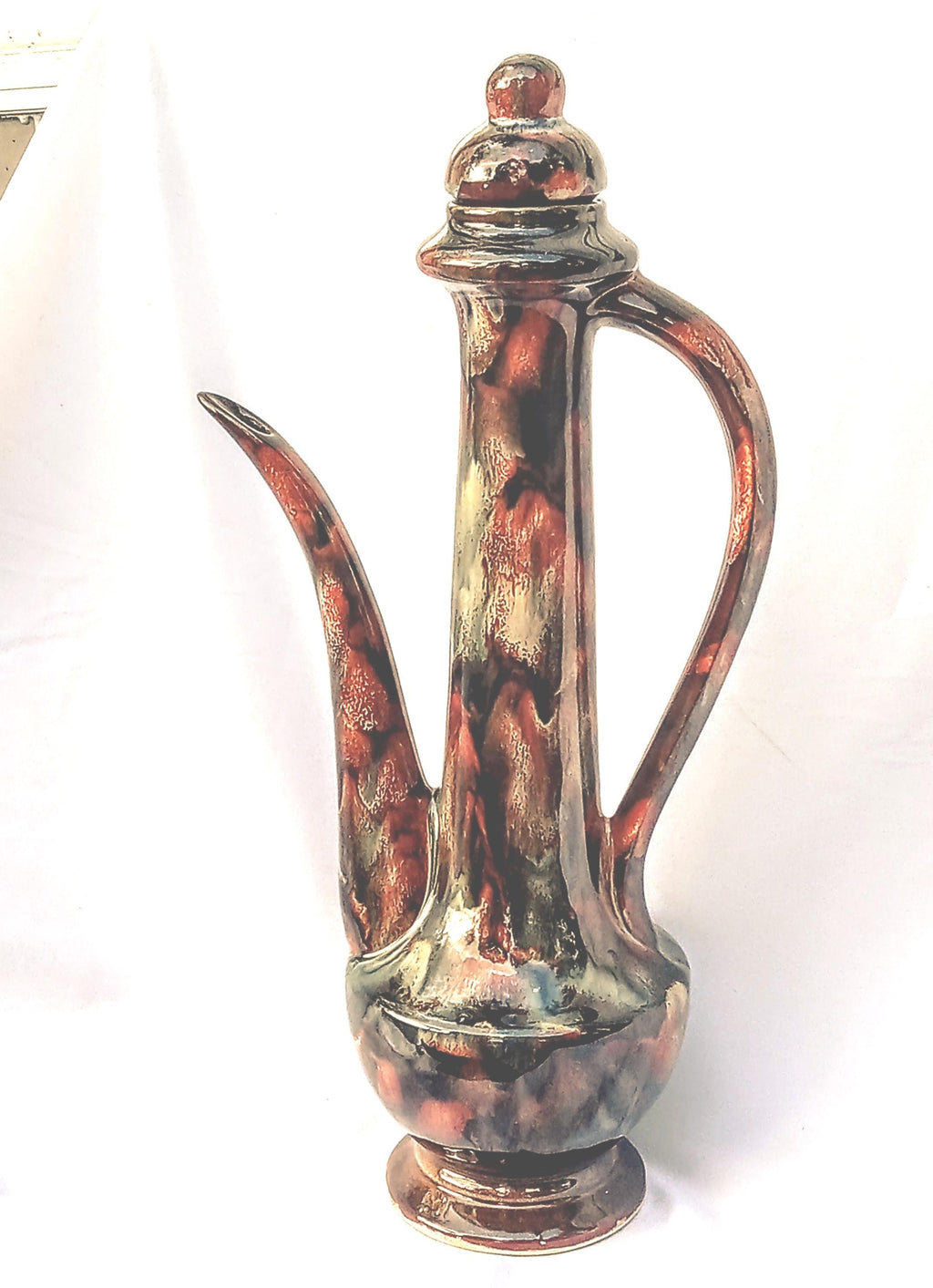 Vintage Ceramic Vase  – 1960s Ozark Earth Glaze - Dryden Pottery