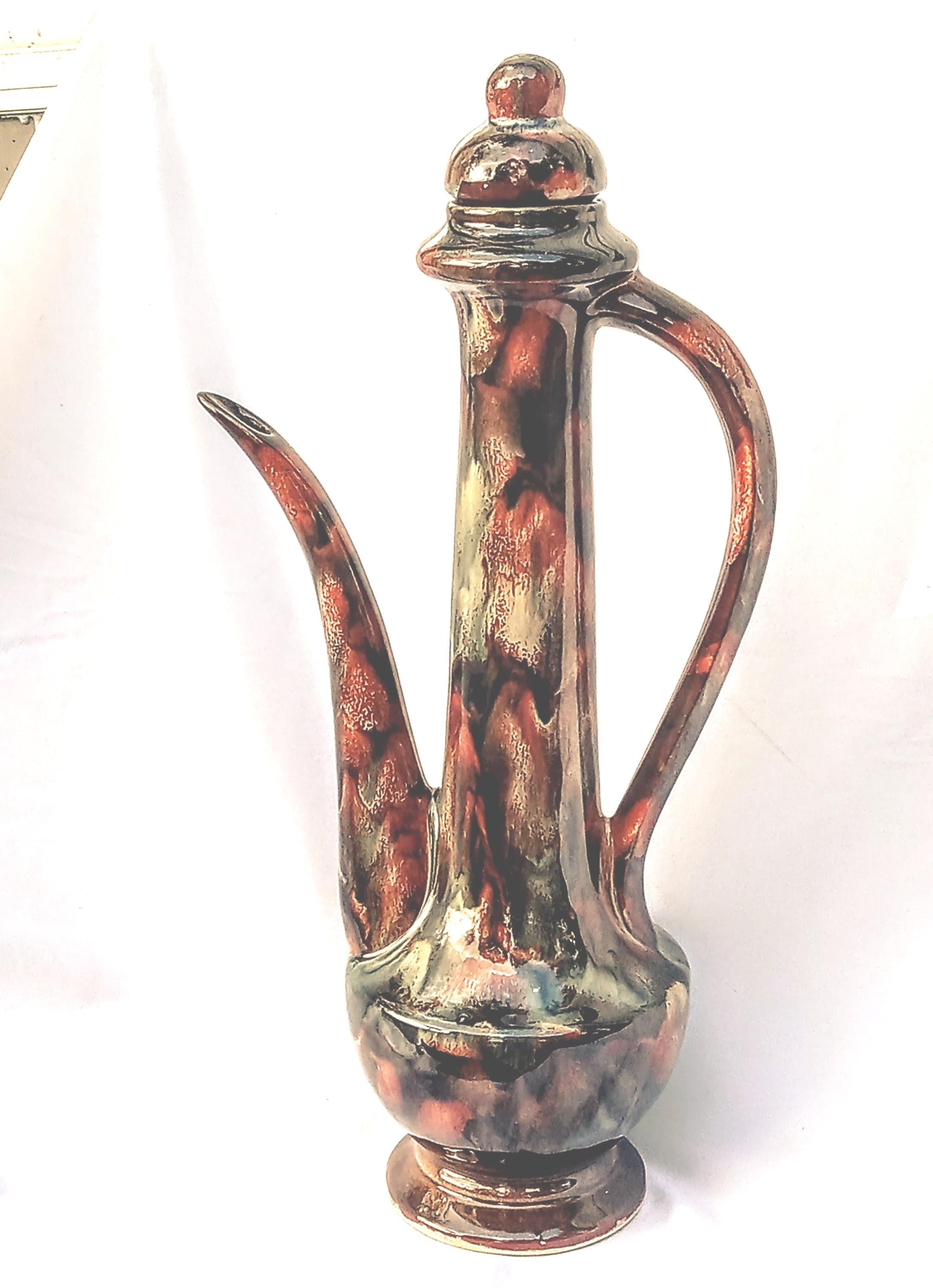 Vintage Ceramic Vase  – 1960s Ozark Earth Glaze - Dryden Pottery