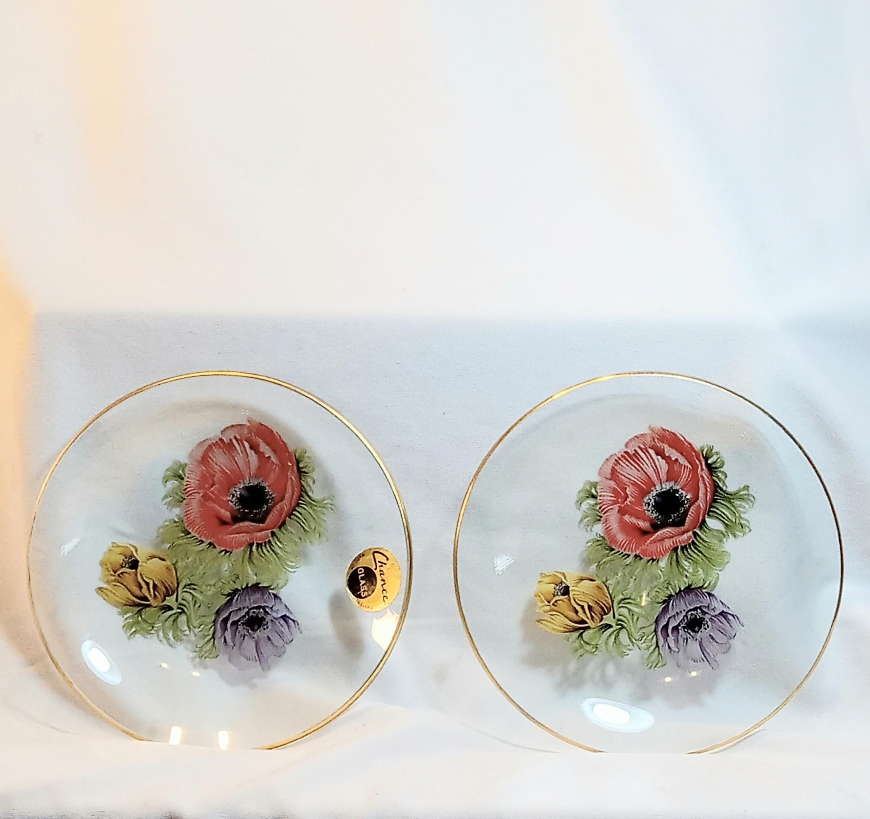 Vintage  Trinket Dish | Set of Two - Chance Glass