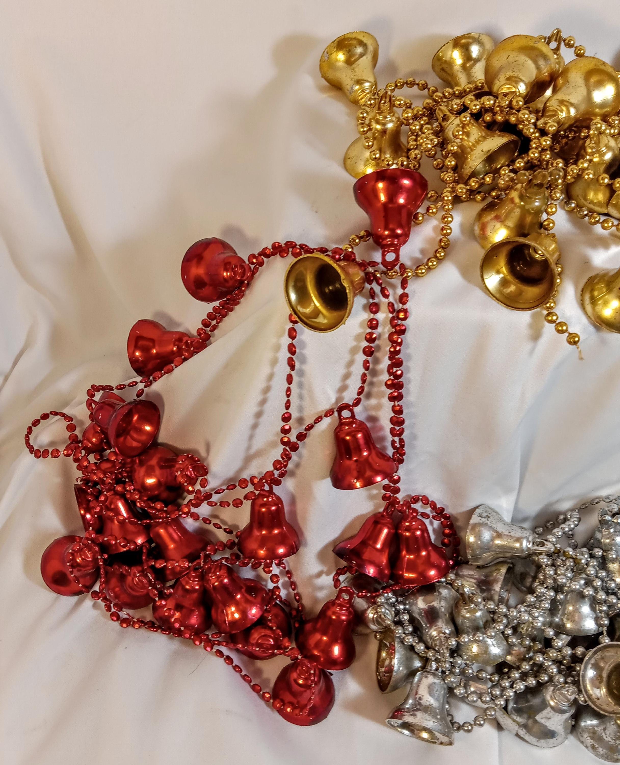 Vintage 1970s Christmas Bell Garland – Retro Christmas
